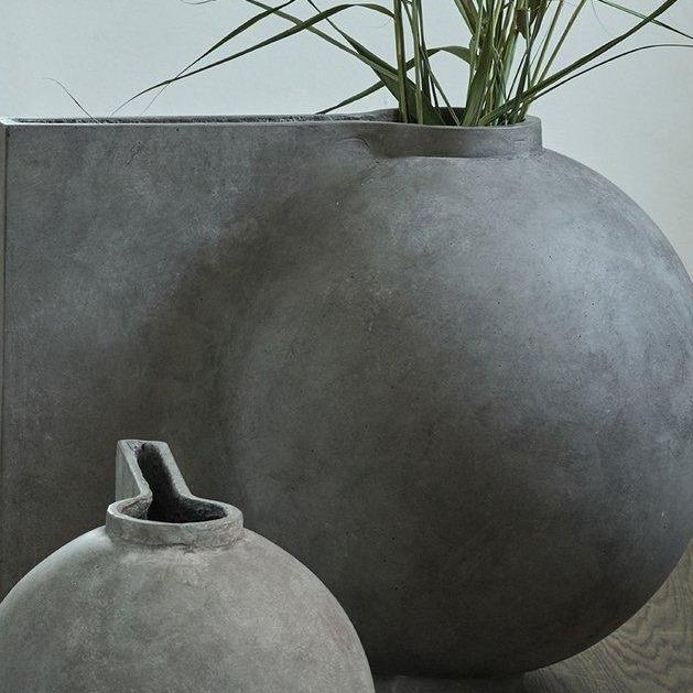 Offset Vase, Mini - Dark Grey - Image 3