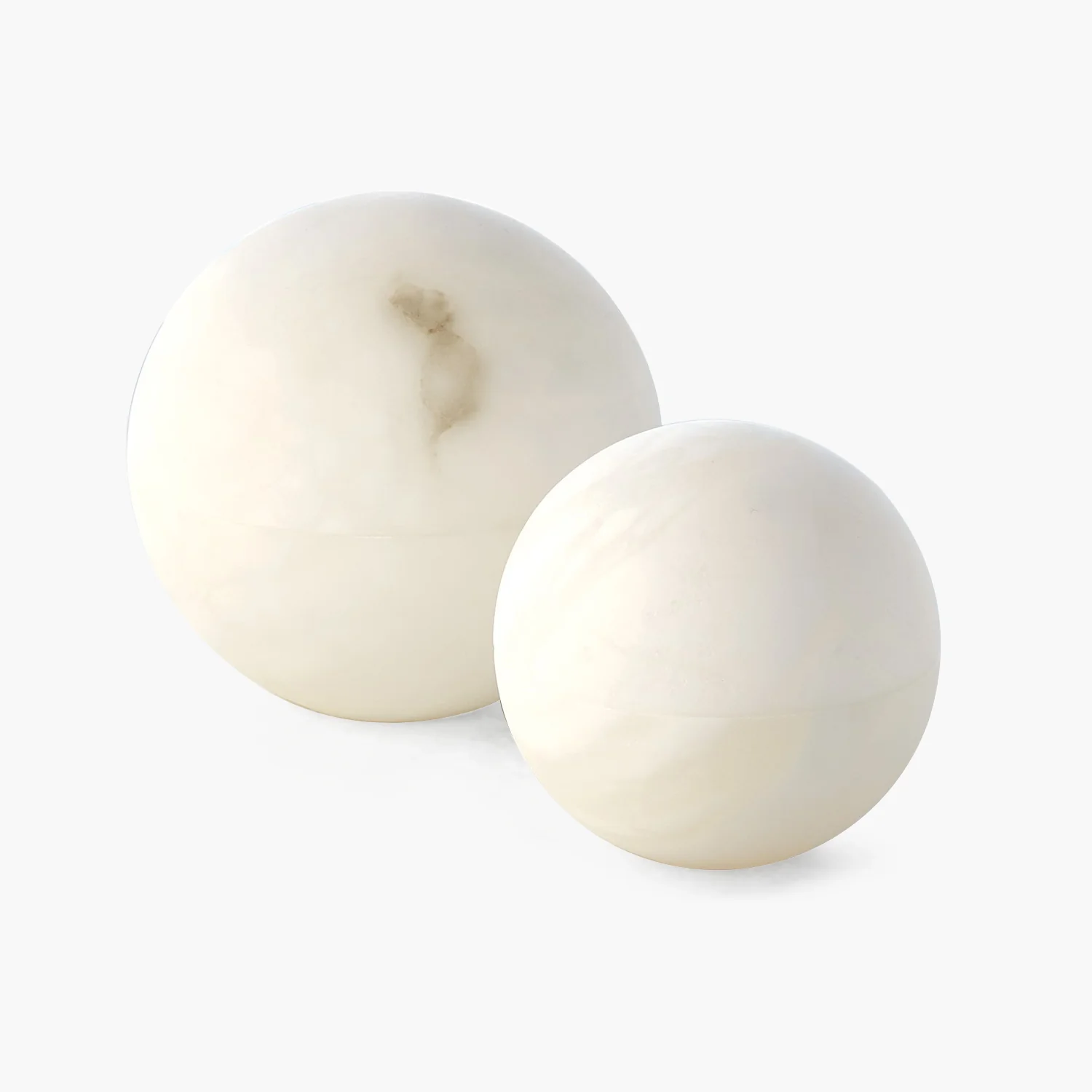 Alabaster Sphere Box-White - Image 7