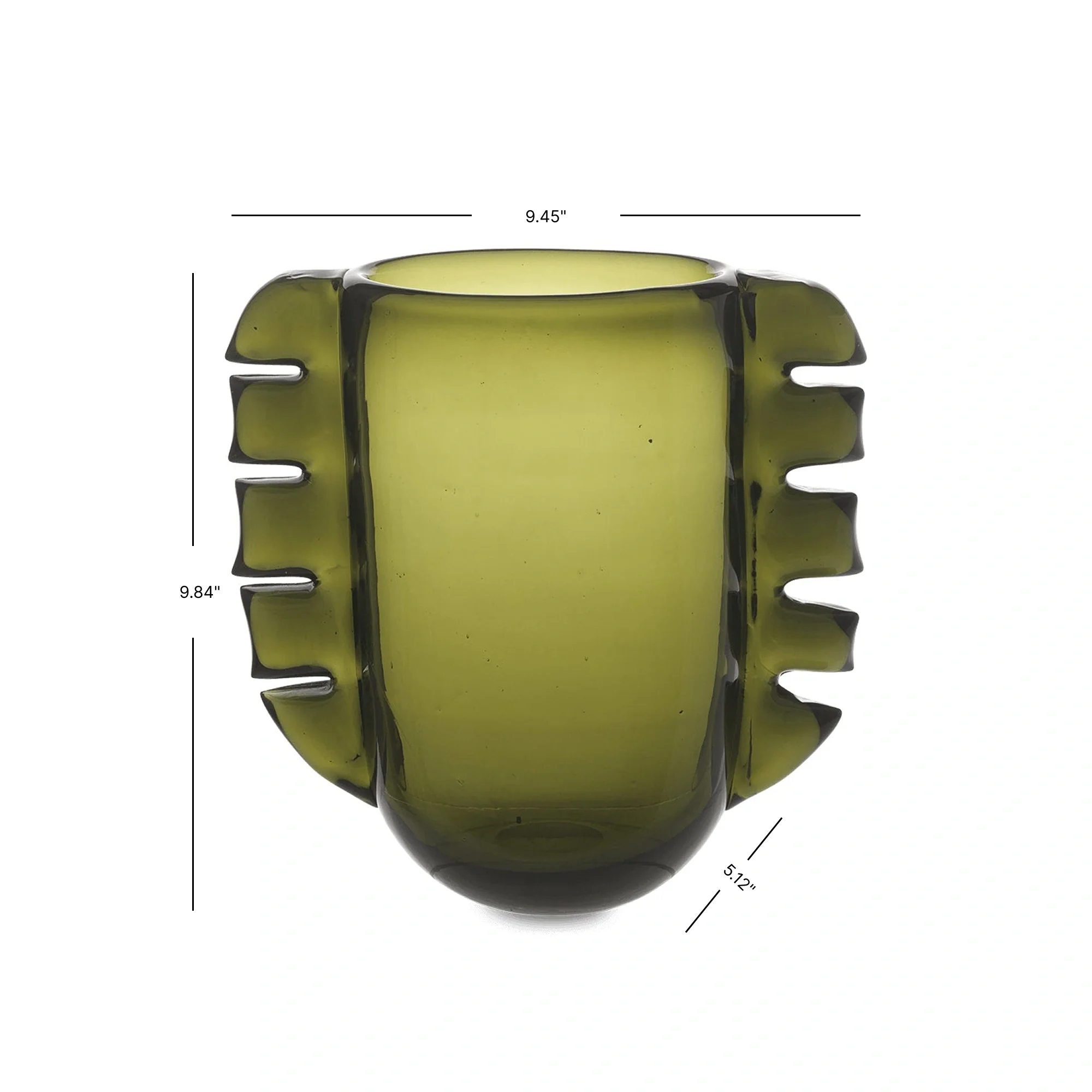 Alas Vase - Moss Green - Image 5