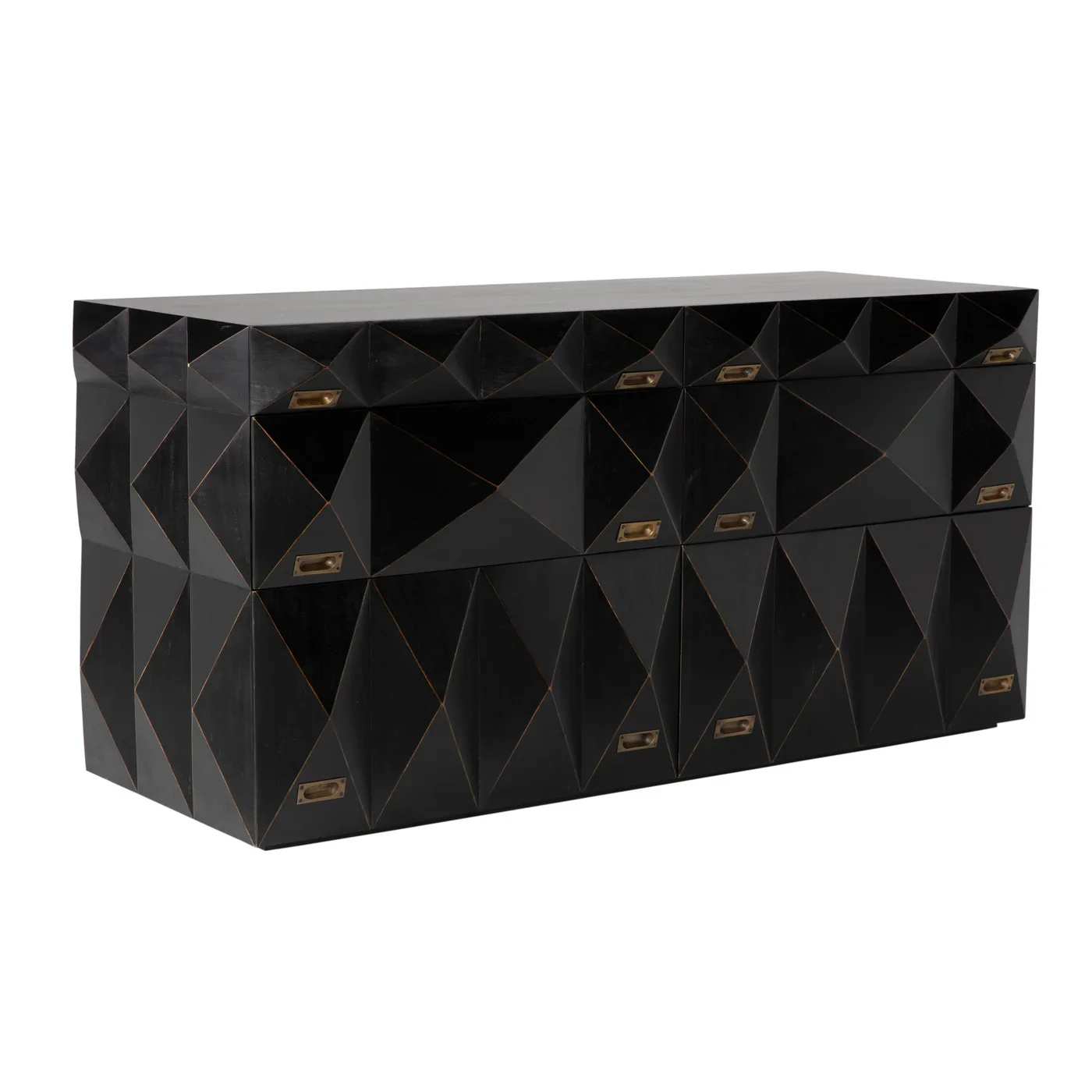 Allegra Dresser, Hand Rubbed Black - Image 4