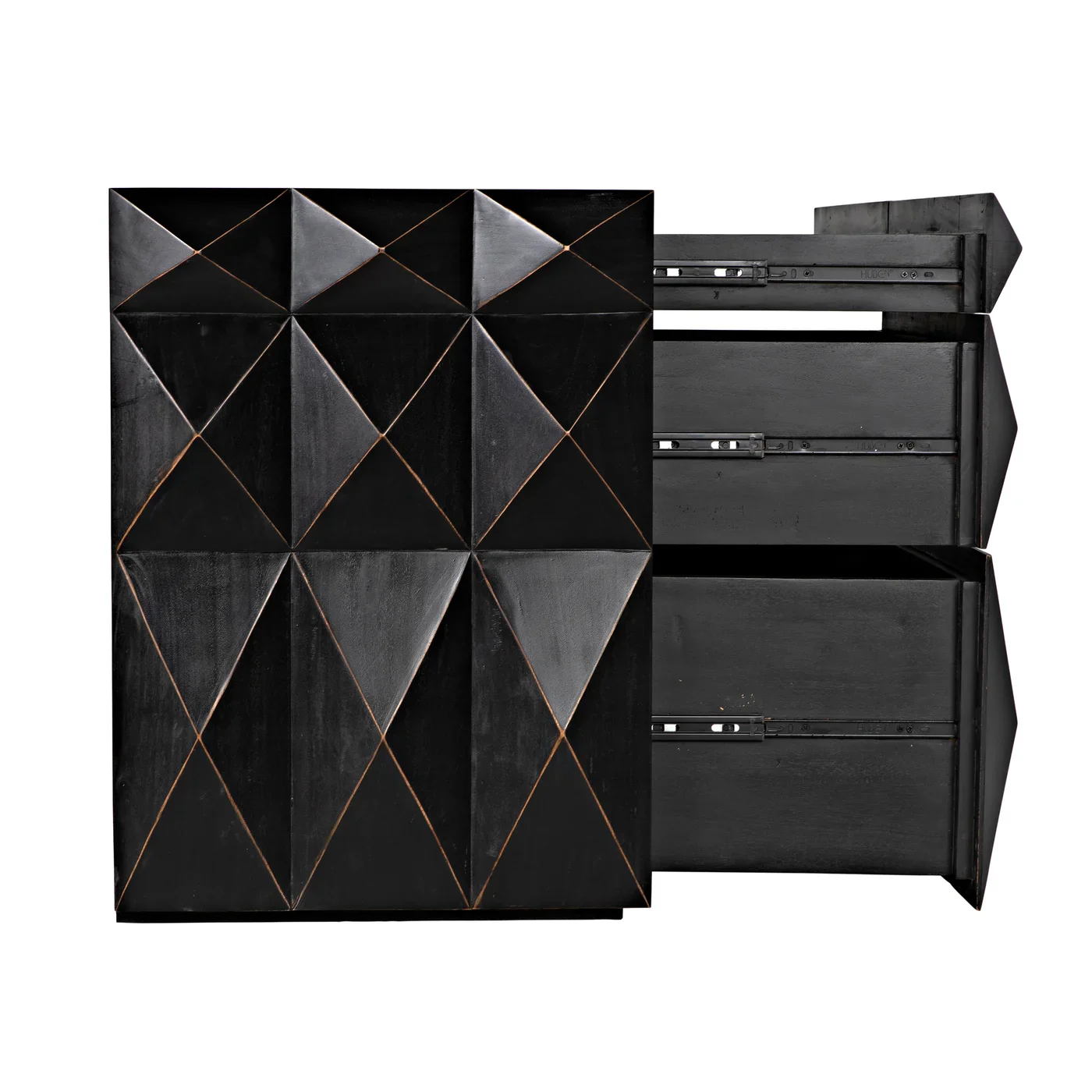 Allegra Dresser, Hand Rubbed Black - Image 9