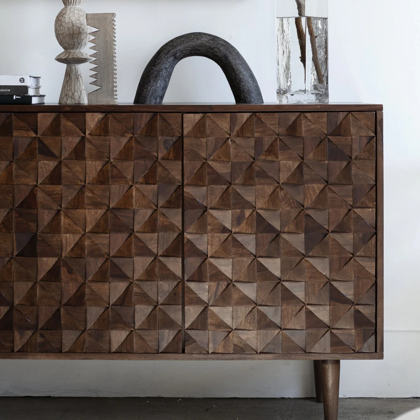 Anatole Sideboard 3 Door Solid Wood - Image 4