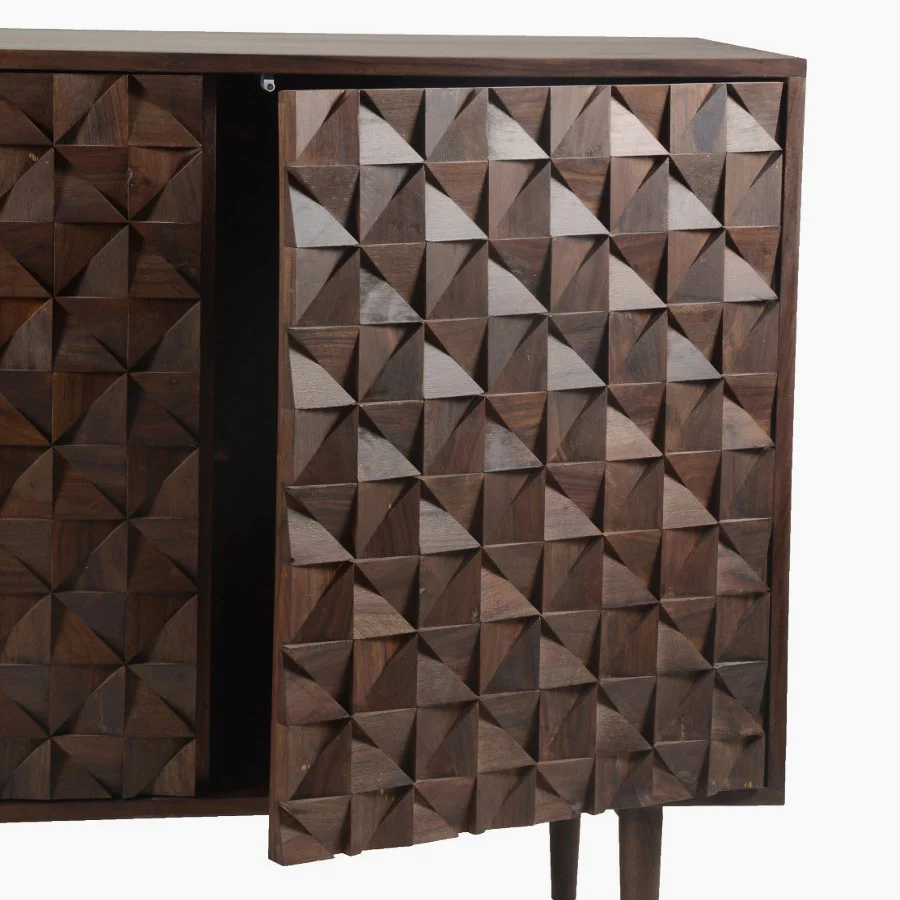 Anatole Sideboard 3 Door Solid Wood - Image 8