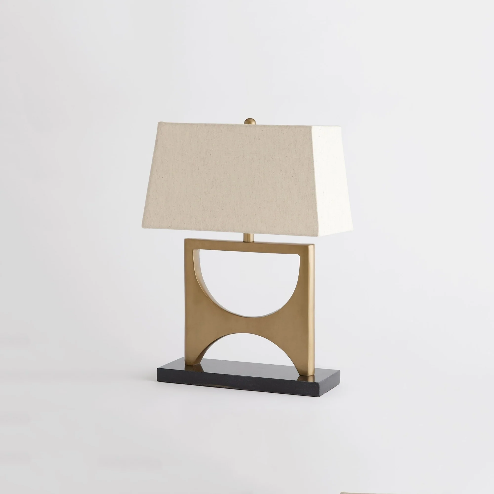 Antique Brass Table Lamp - Image 2