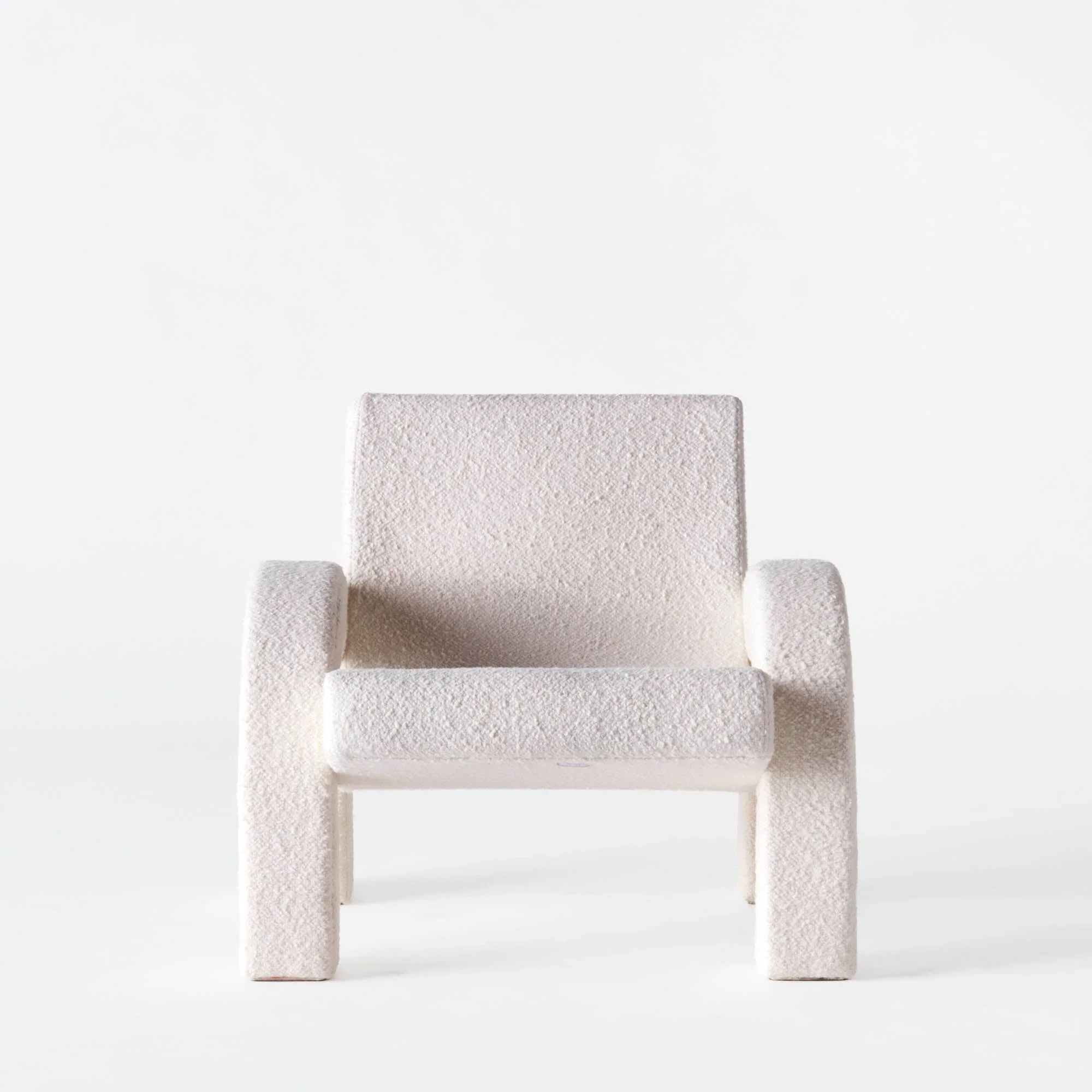 Arco Lounge Chair Boucle White - Image 6
