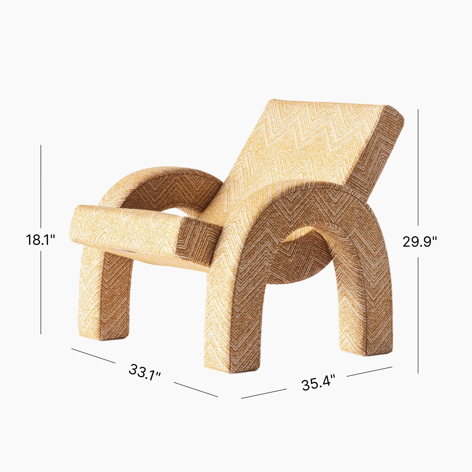 Arco Lounge Chair - Teide Ochre - Image 7
