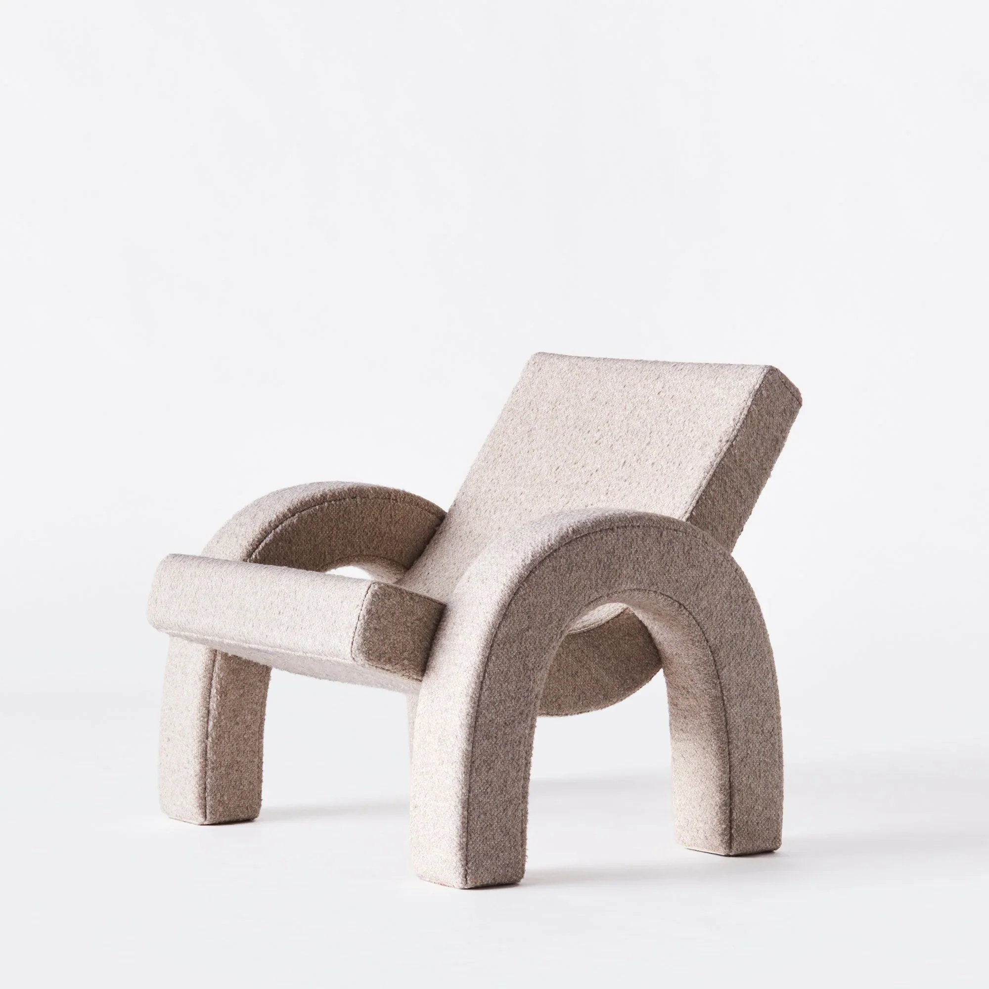 Arco Lounge Chair Boucle Natural - Image 2