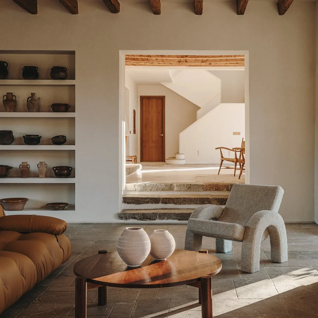 Arco Lounge Chair Boucle Natural - Image 3