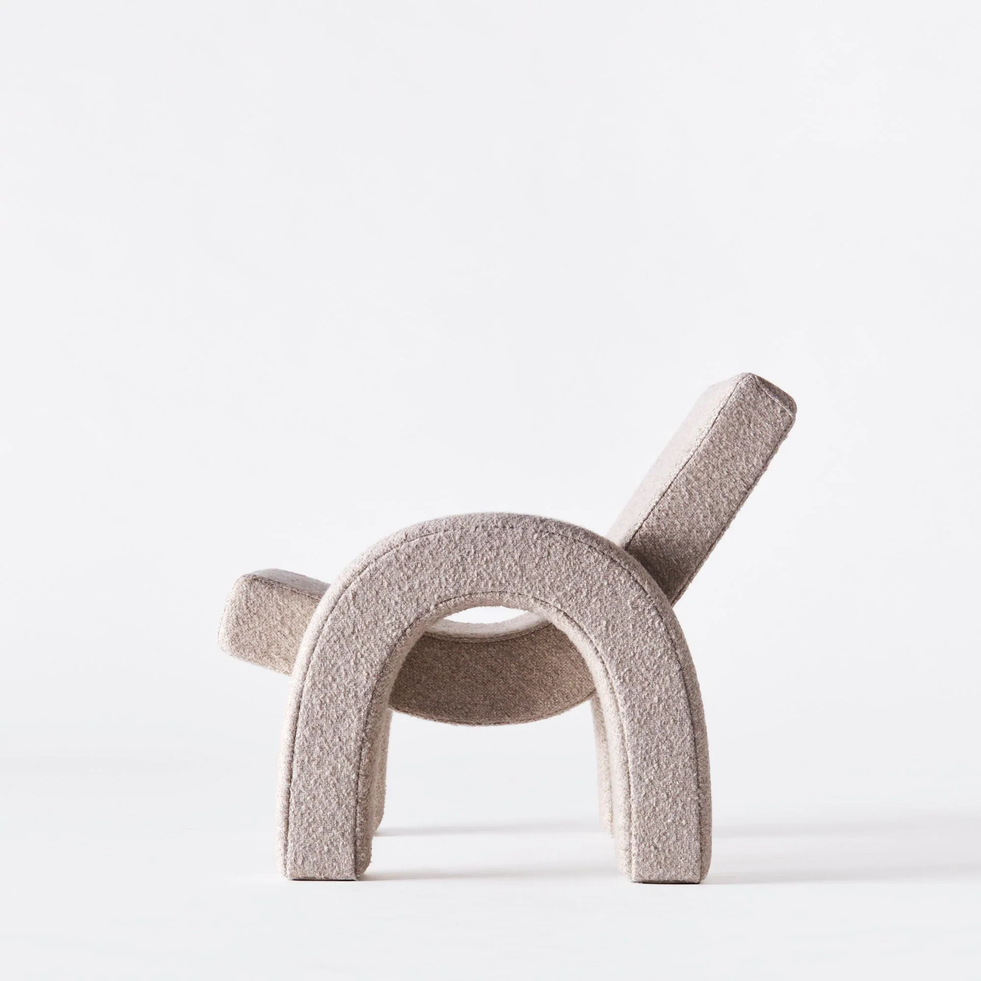 Arco Lounge Chair Boucle Natural - Image 4