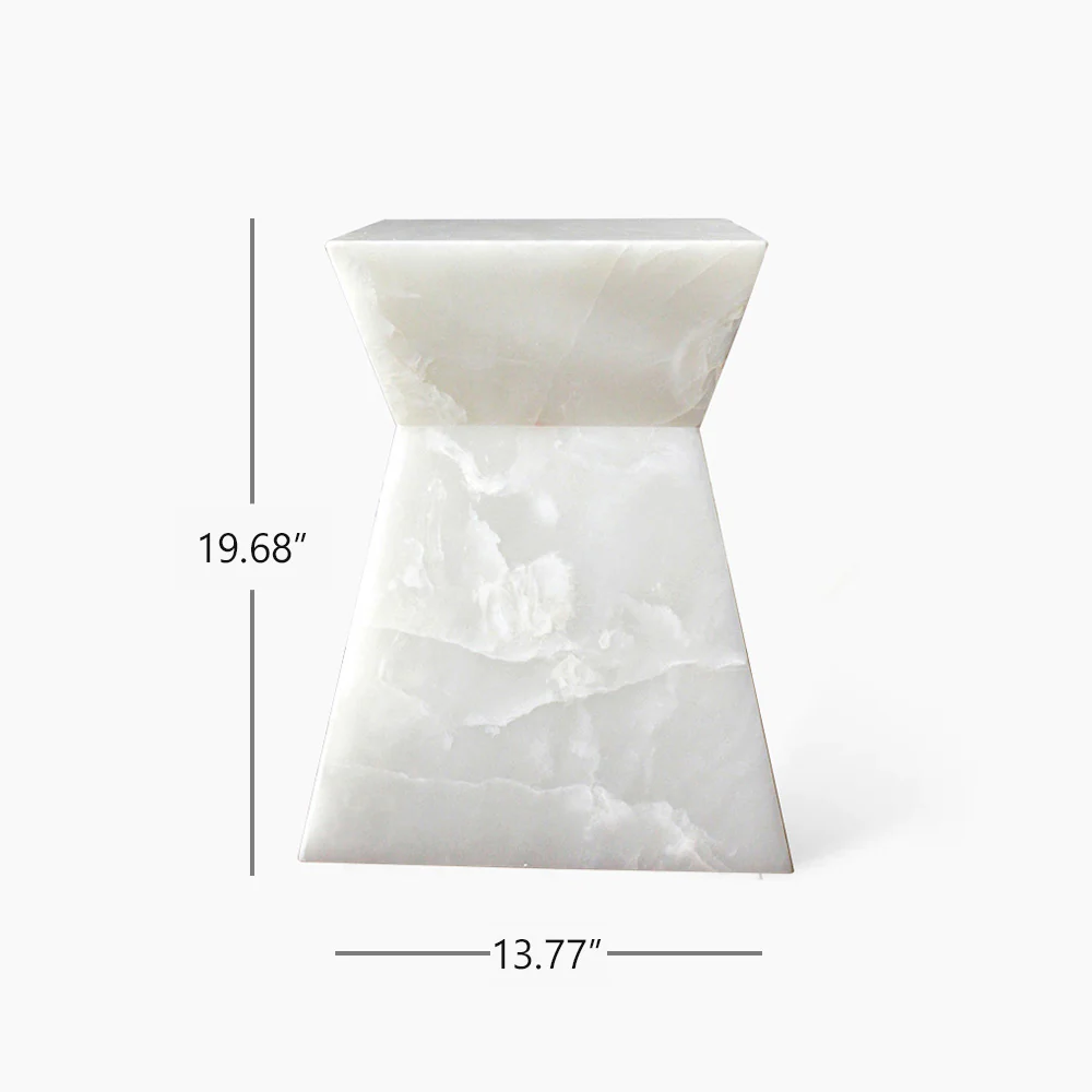 Aria White Onyx Table - Image 6