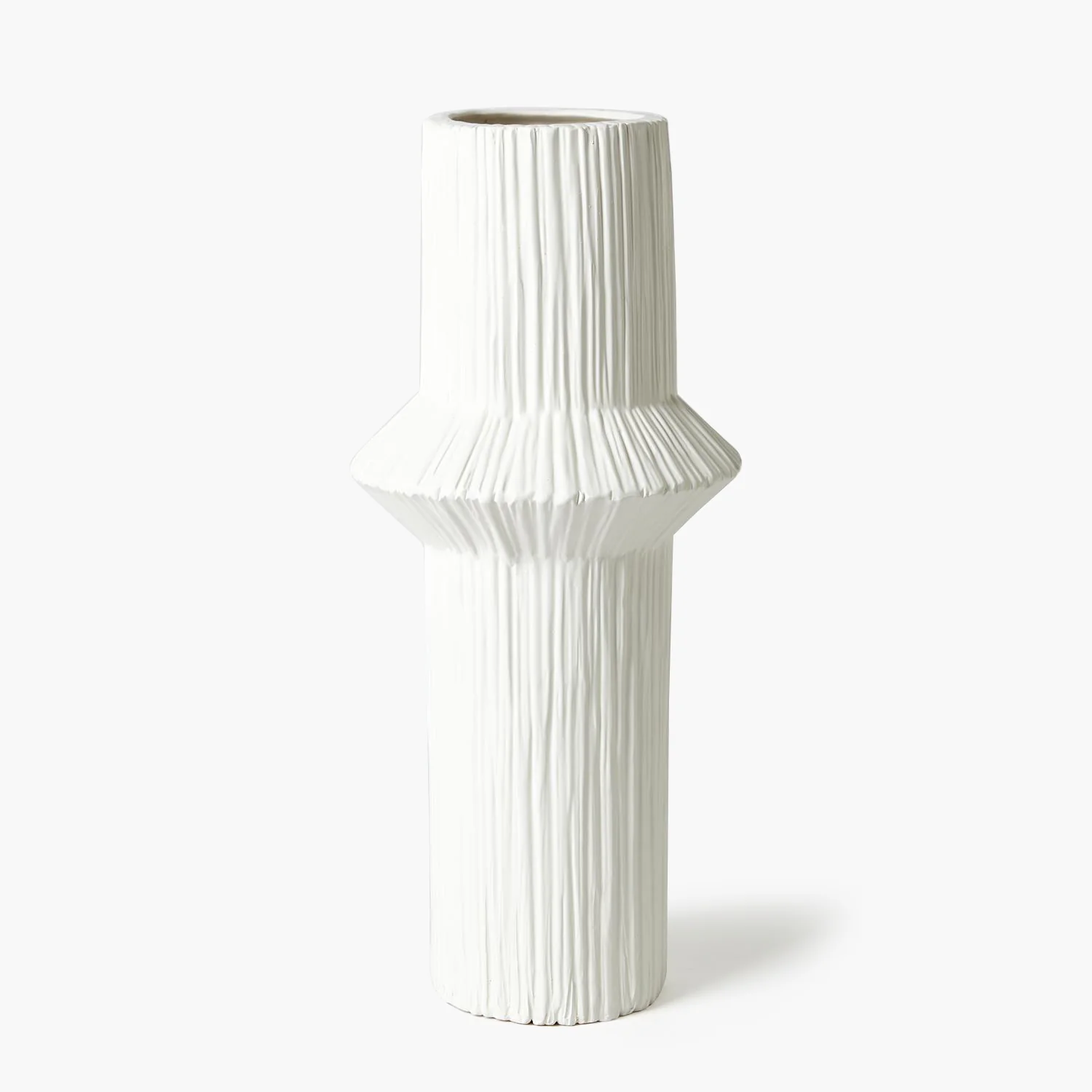 Ascending Ring Vase-Matte White - Image 4