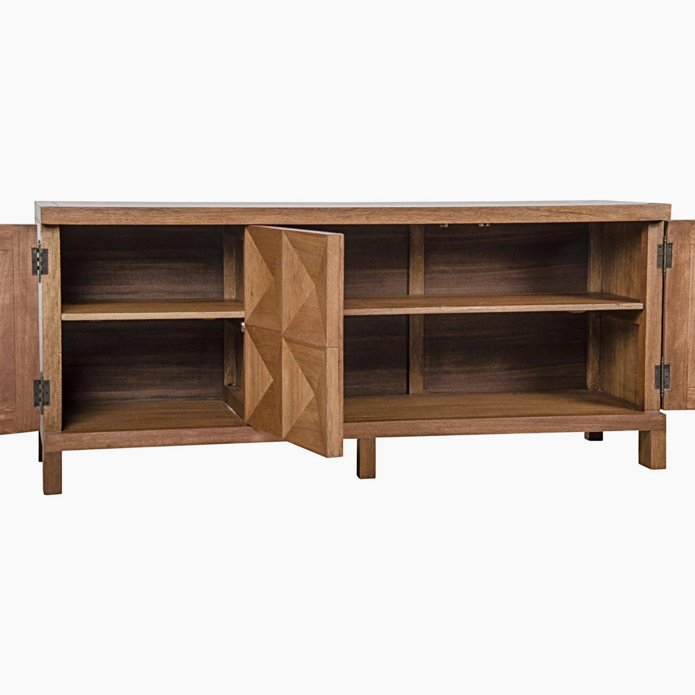 Aubree 3 Door Sideboard, Dark Walnut - Image 3