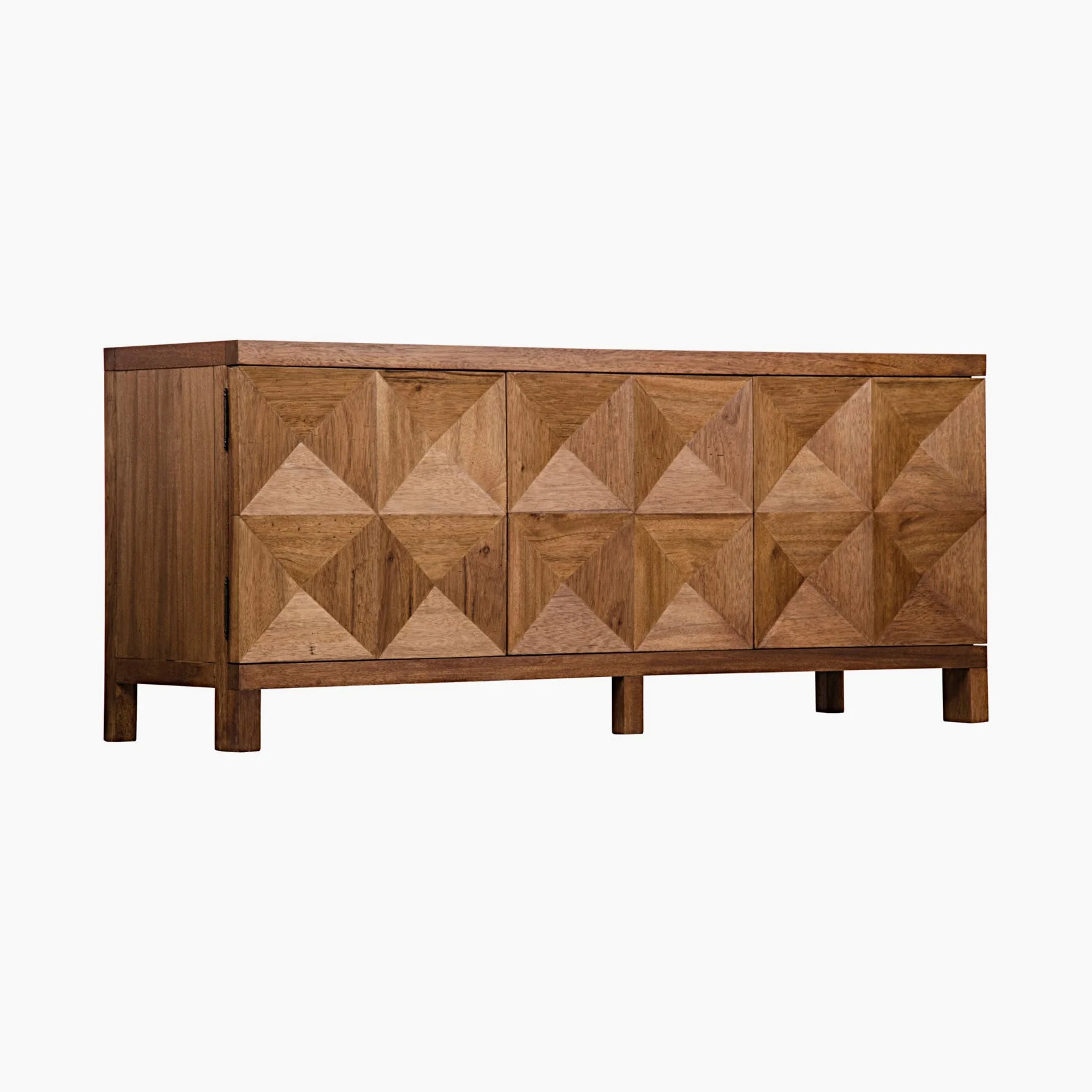 Aubree 3 Door Sideboard, Dark Walnut - Image 4