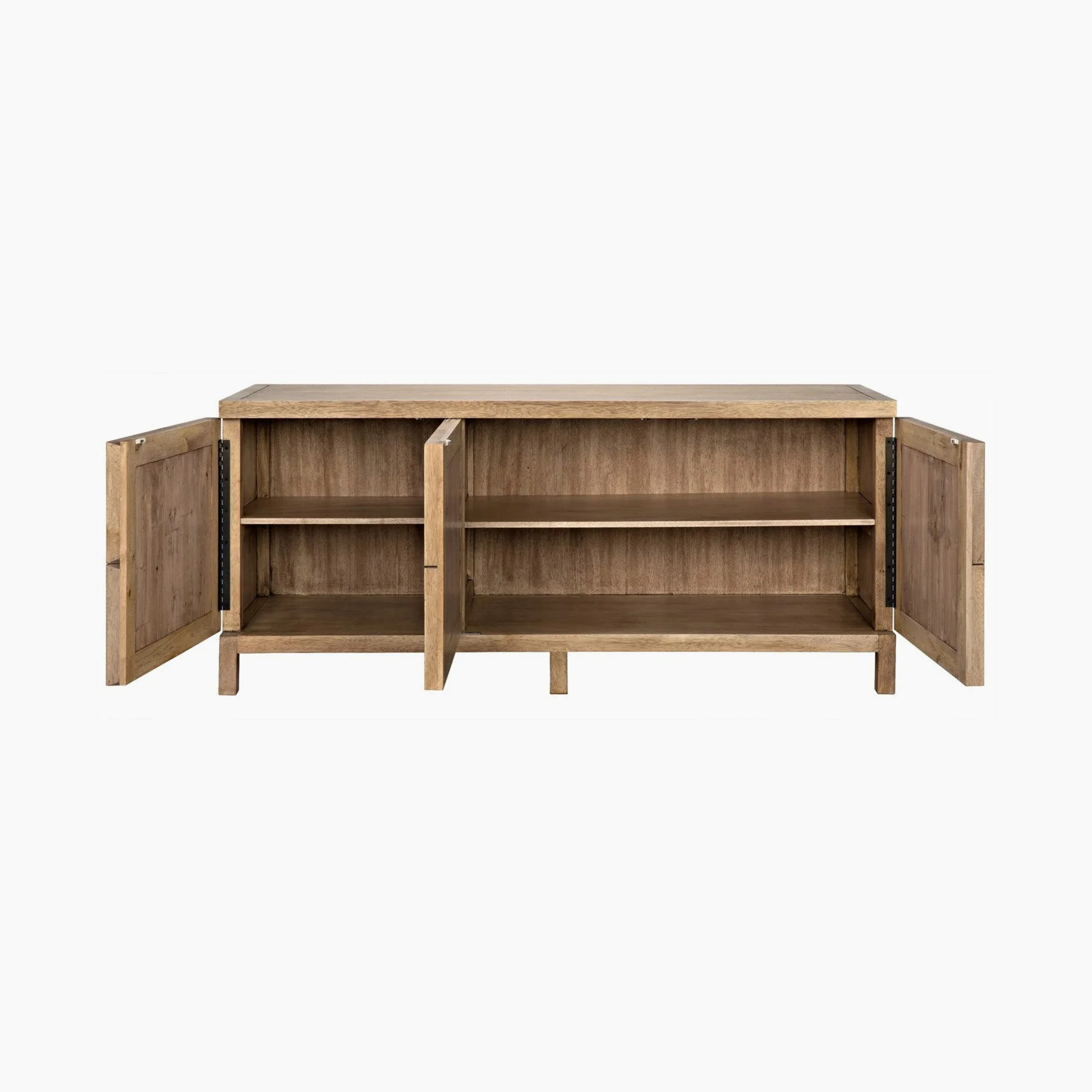 Aubree 3 Door Sideboard, Washed Walnut - Image 3