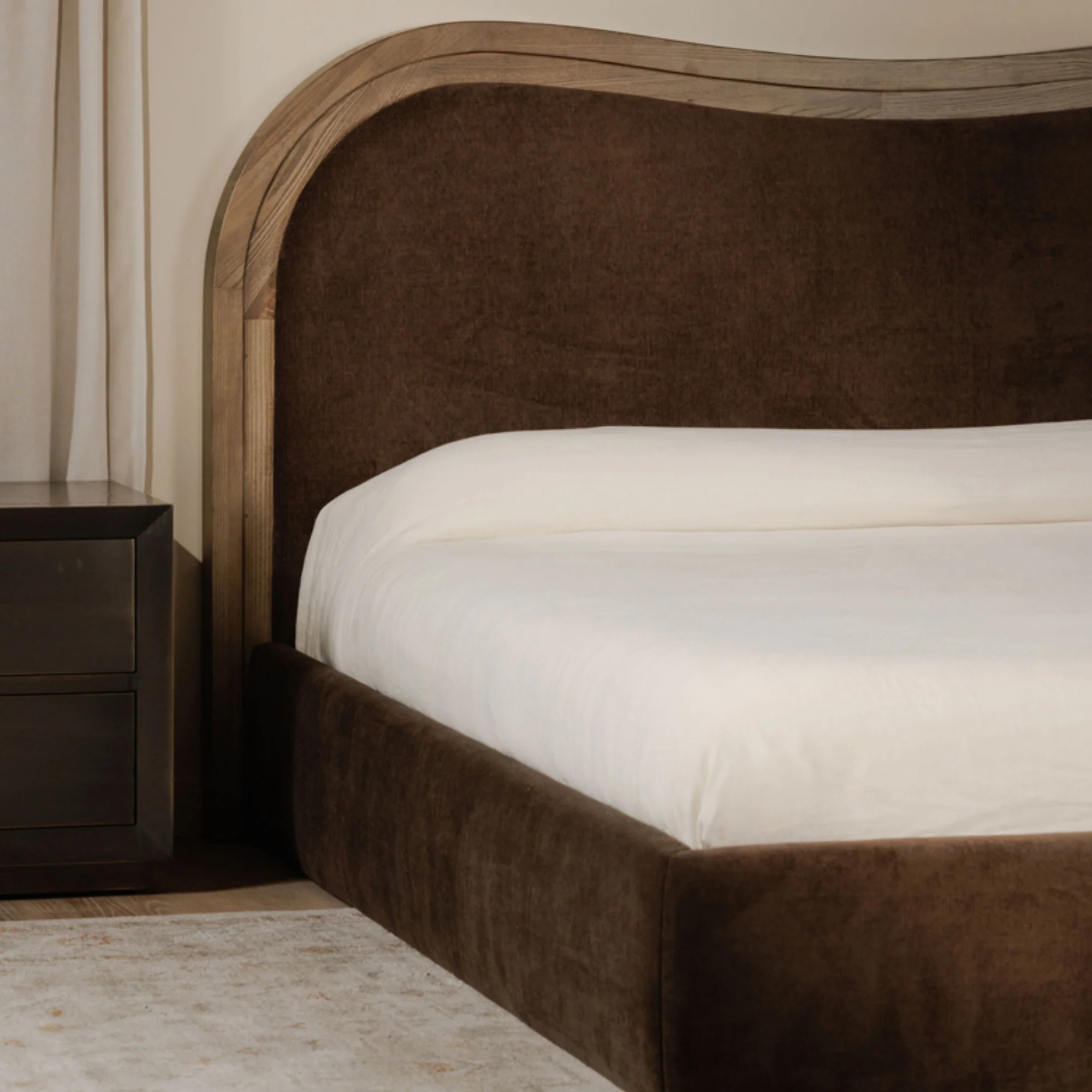 Aurora Bed - Warm Brown - Image 4