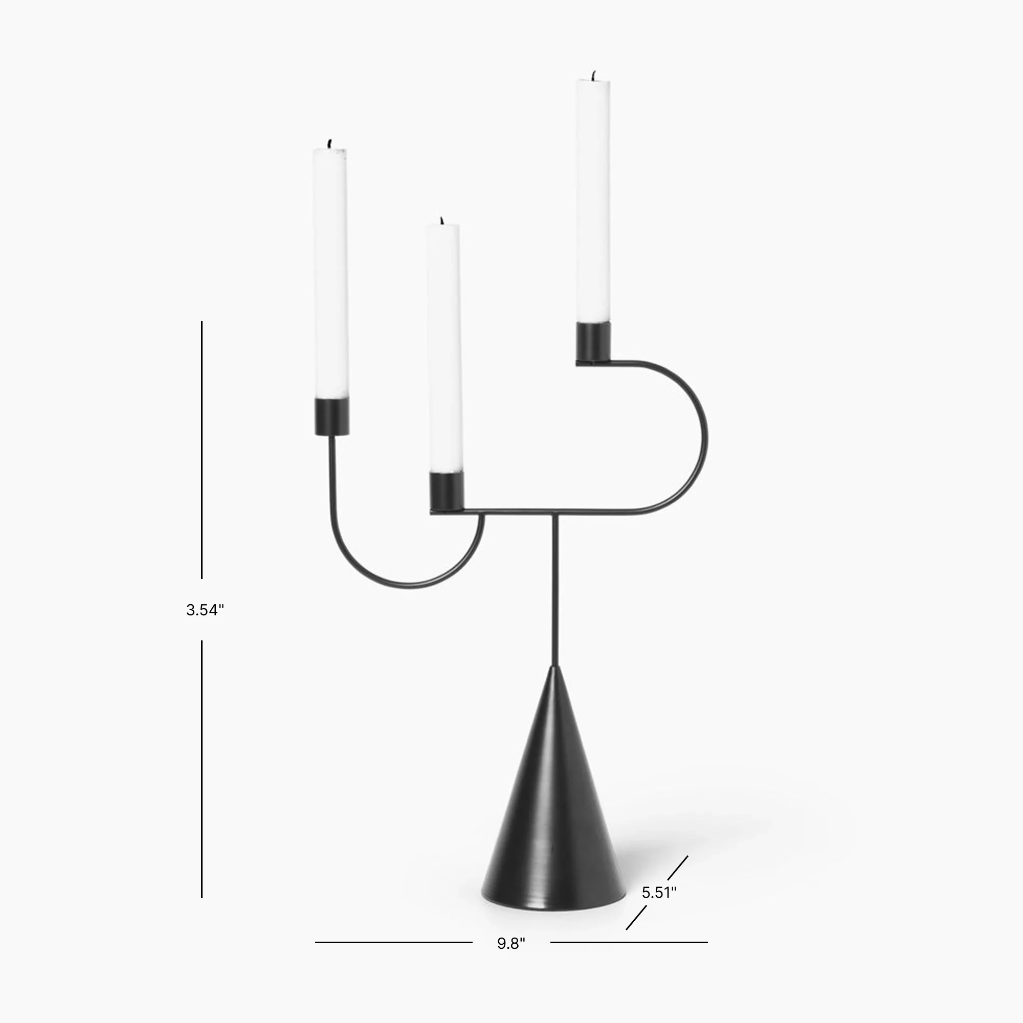 Avant Candelabra Candle Holder - Image 3