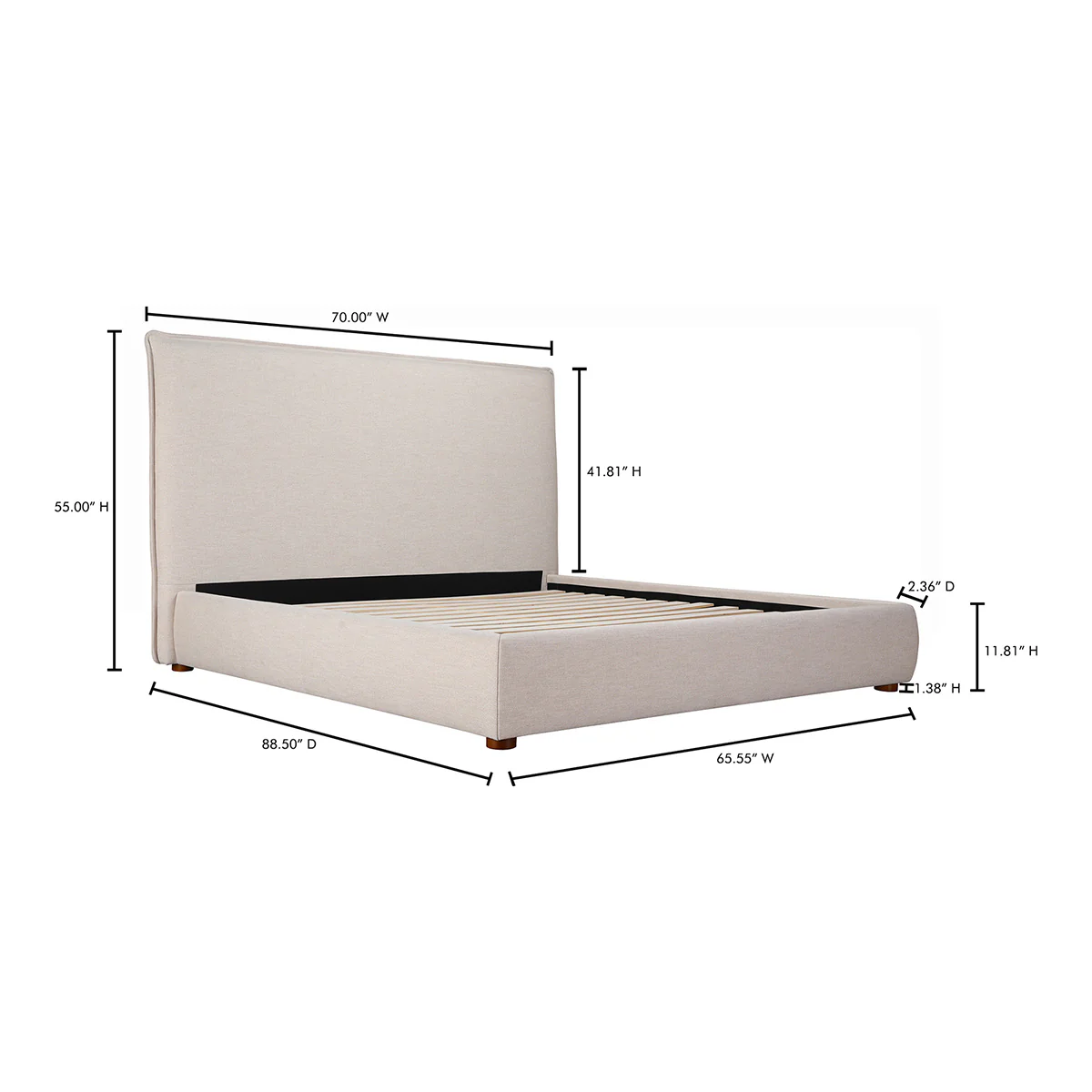 Averi Tall Headboard Bed - Image 5