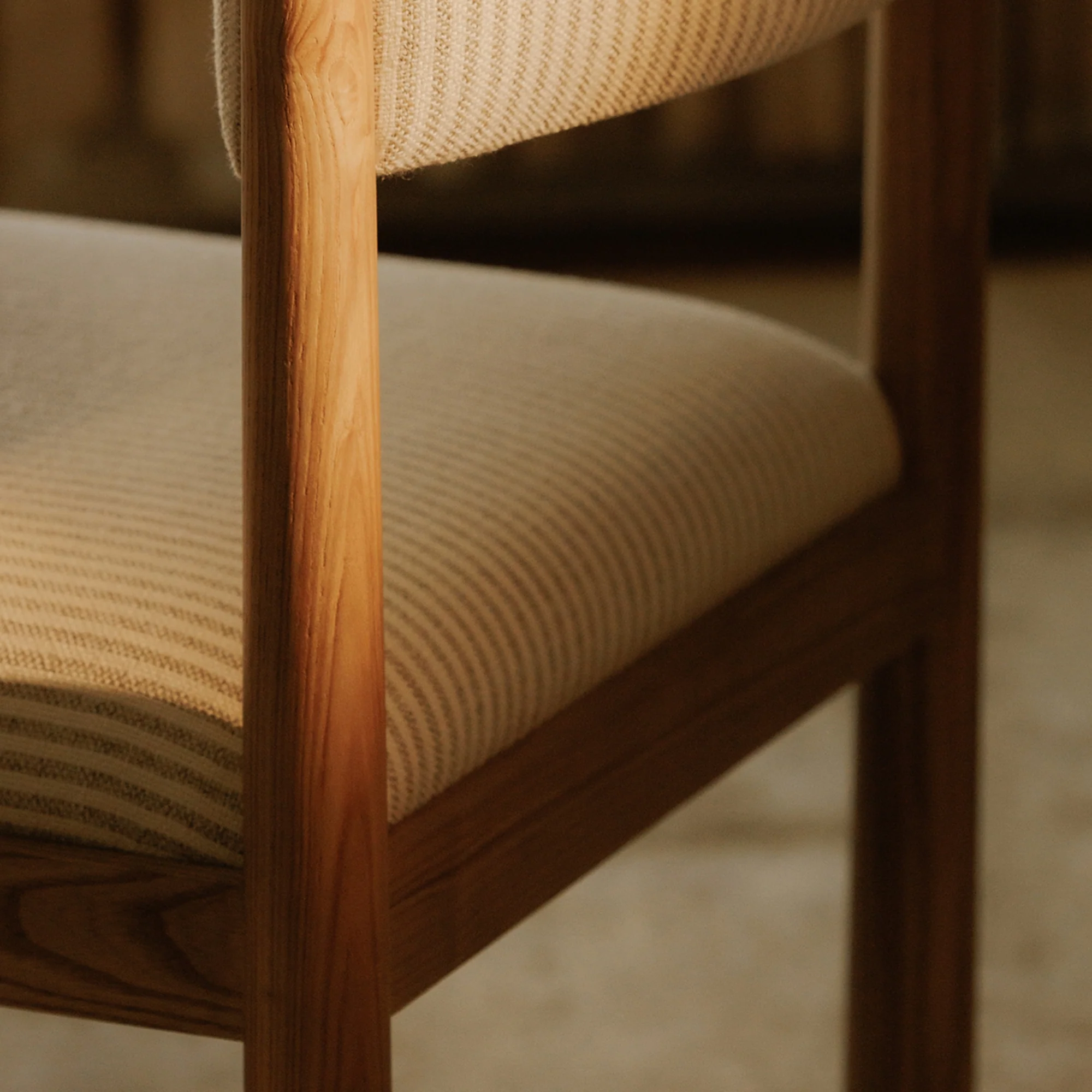 Avery Dining Chair - Stripe - Set Of Two - Image 5