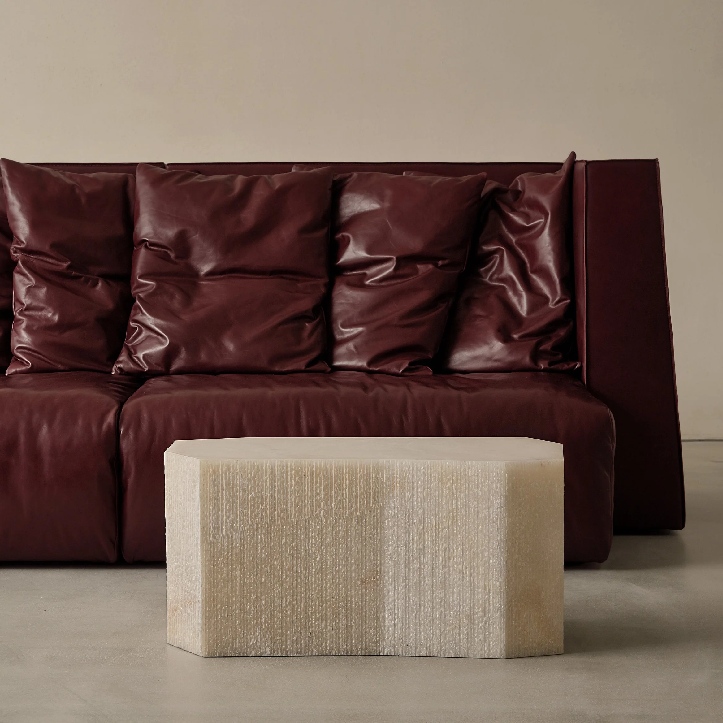 Axis Leather Sofa - Image 3
