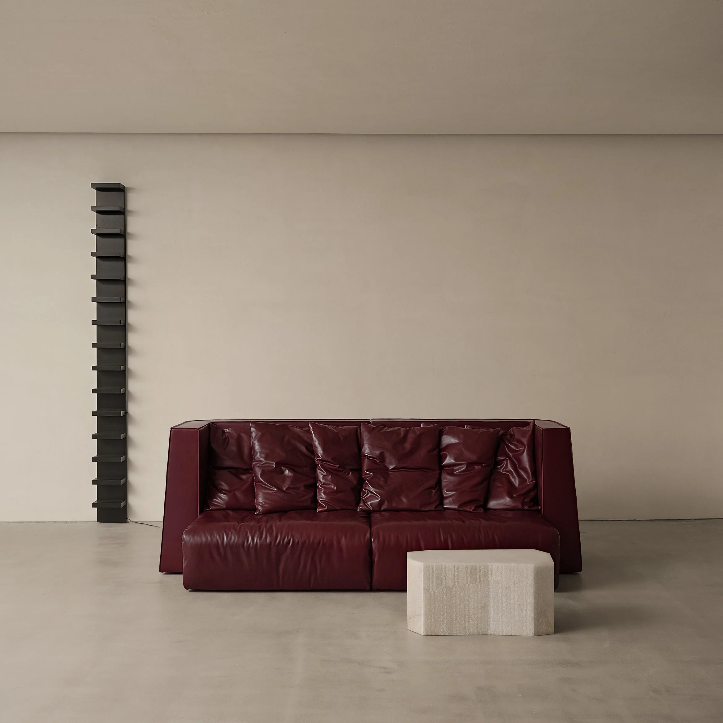 Axis Leather Sofa - Image 5