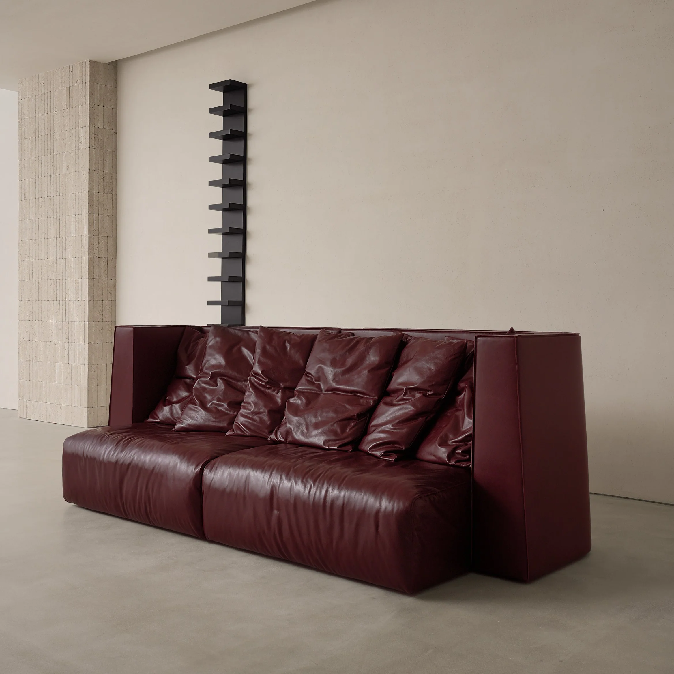 Axis Leather Sofa - Image 6
