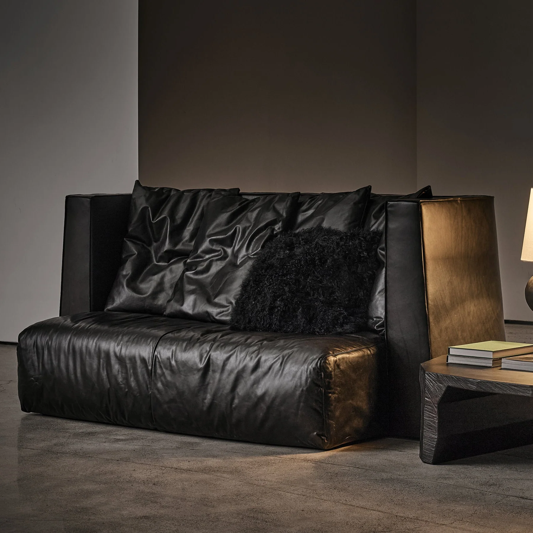 Axis Leather Sofa - Image 9