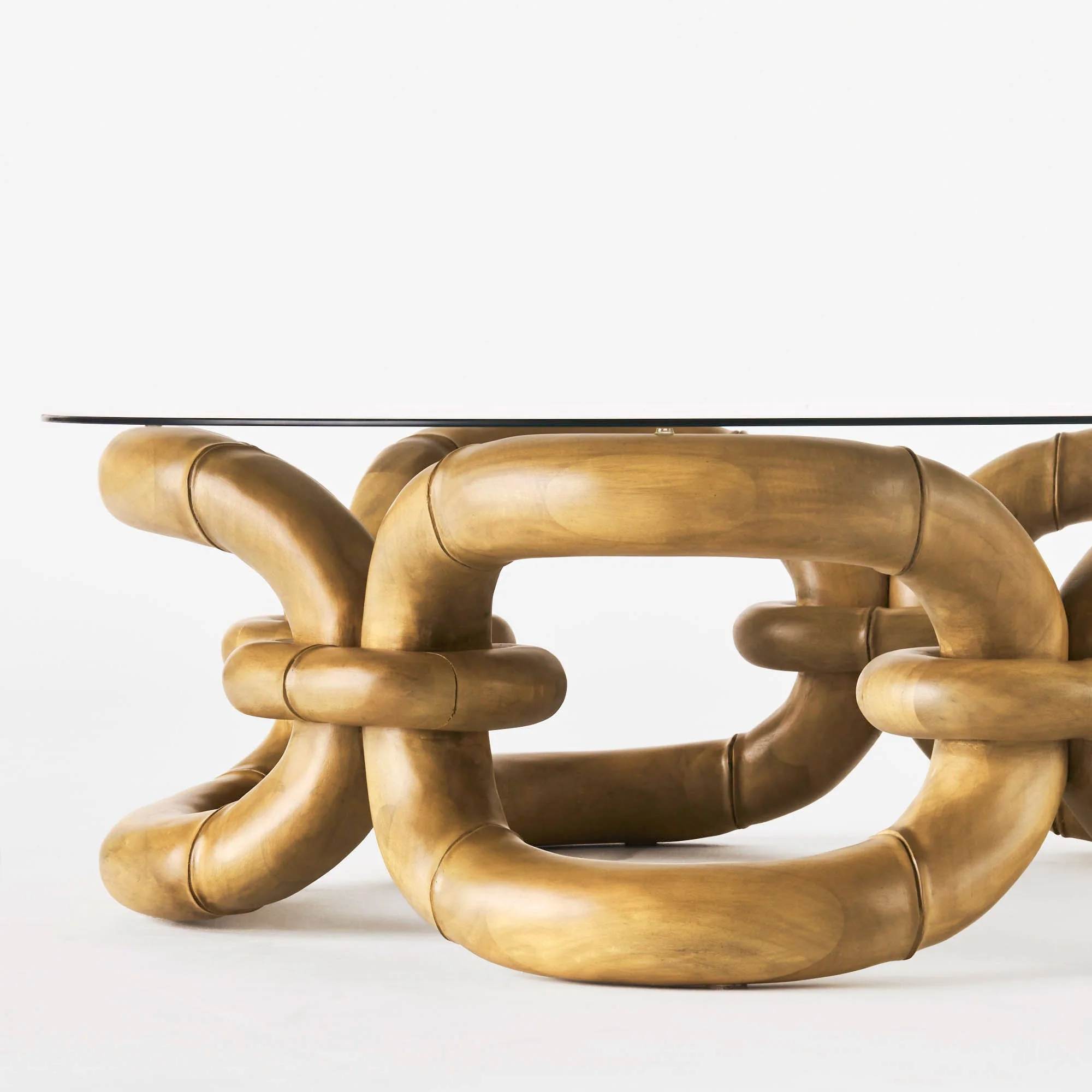 Bamboo Bracelet Sofa Table - Image 5
