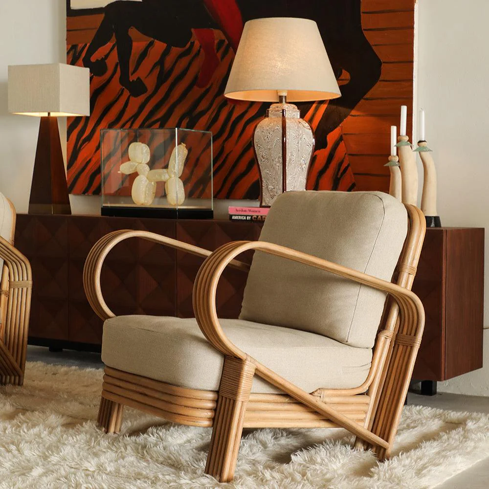 Bamboo Lounge Chair - Image 3