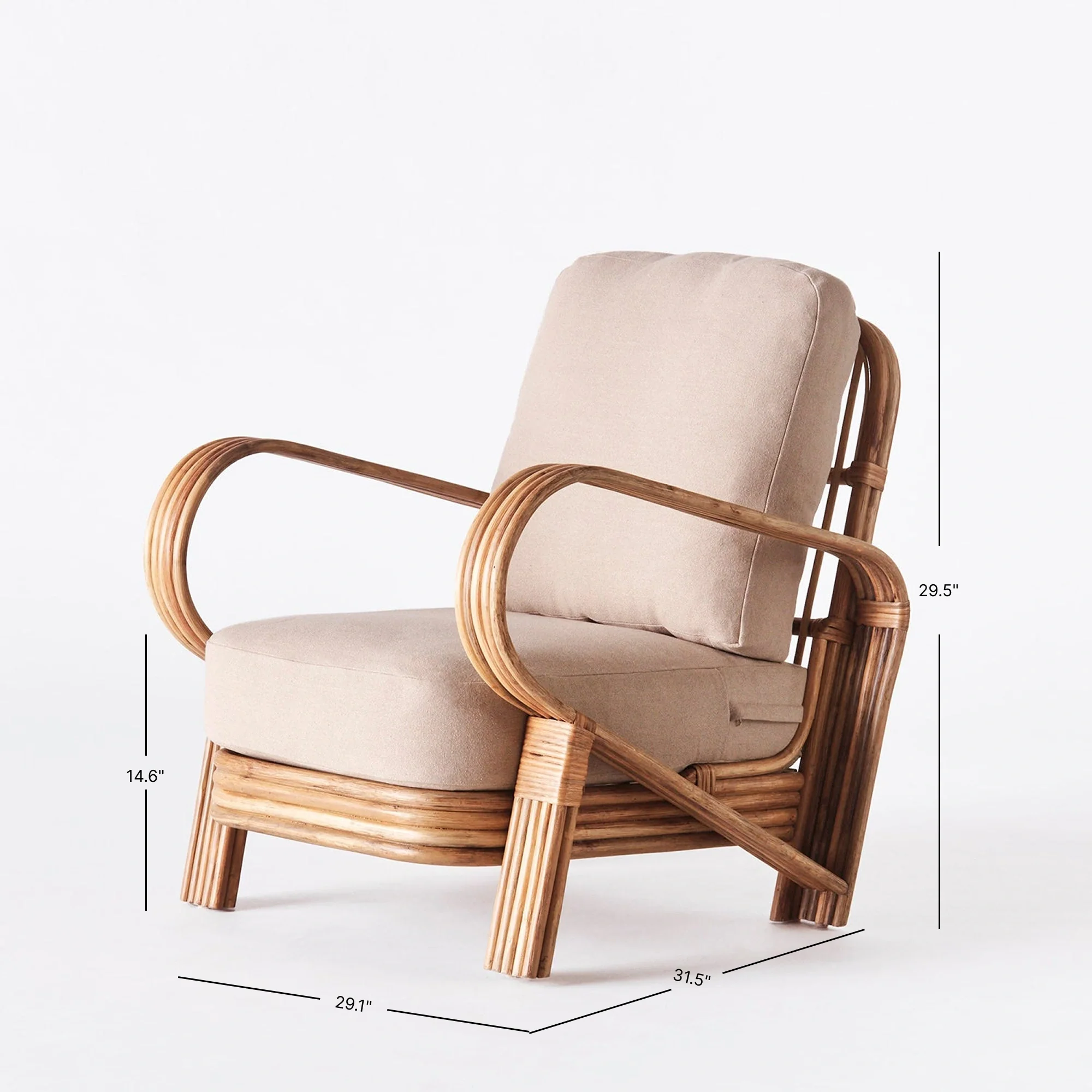 Bamboo Lounge Chair - Image 9