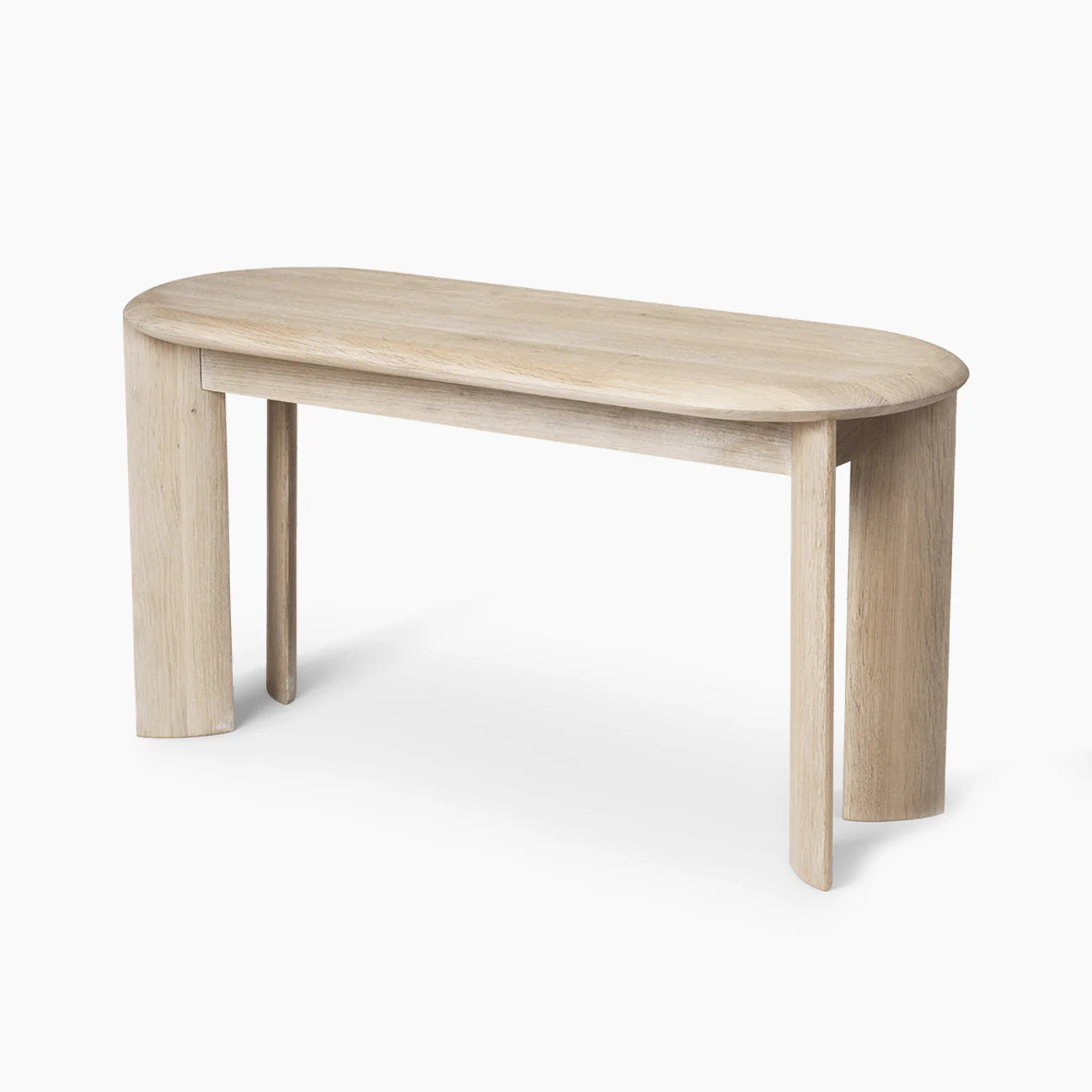 Bevel Wood Bench - Image 3
