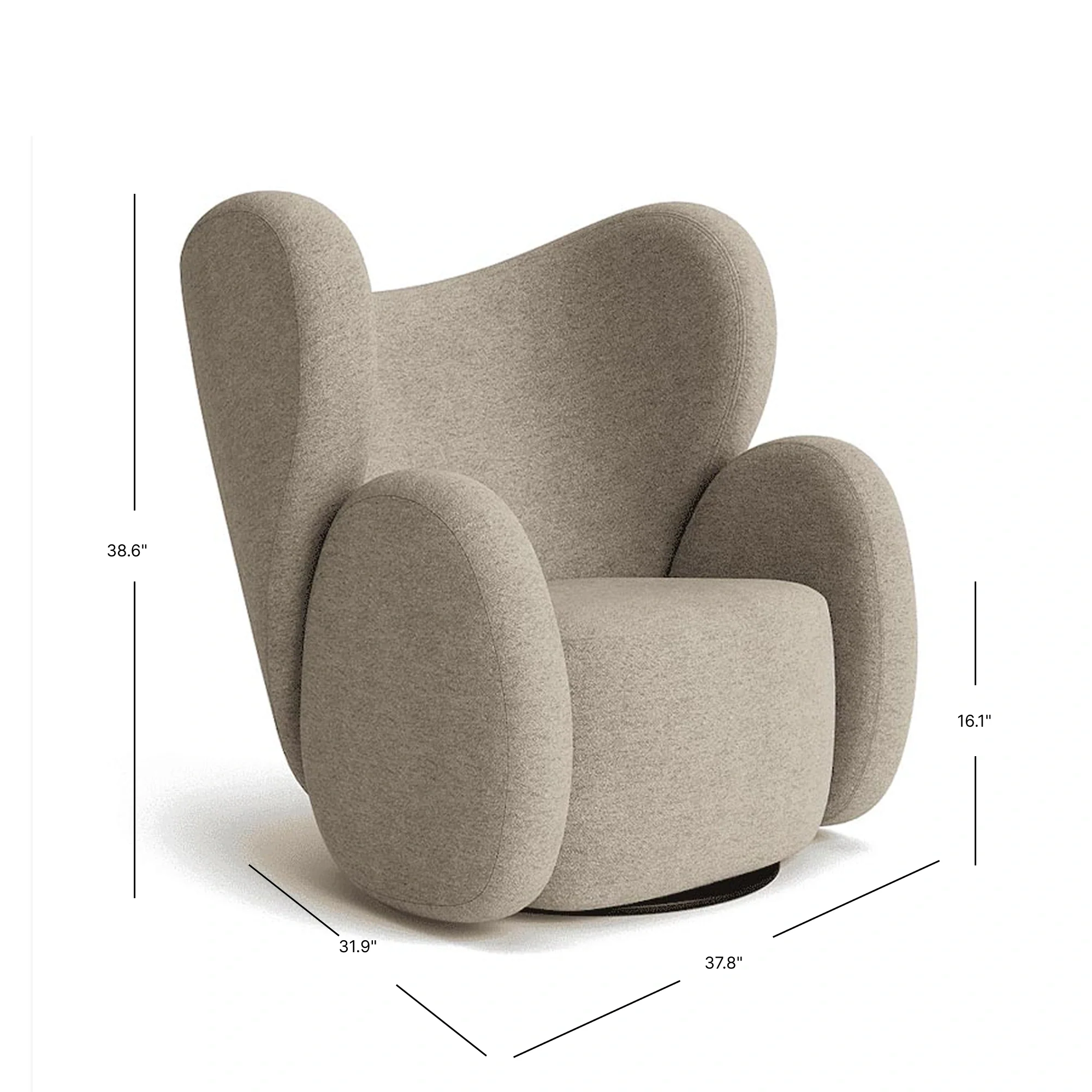 Big Big Chair - Bouclé - Image 11