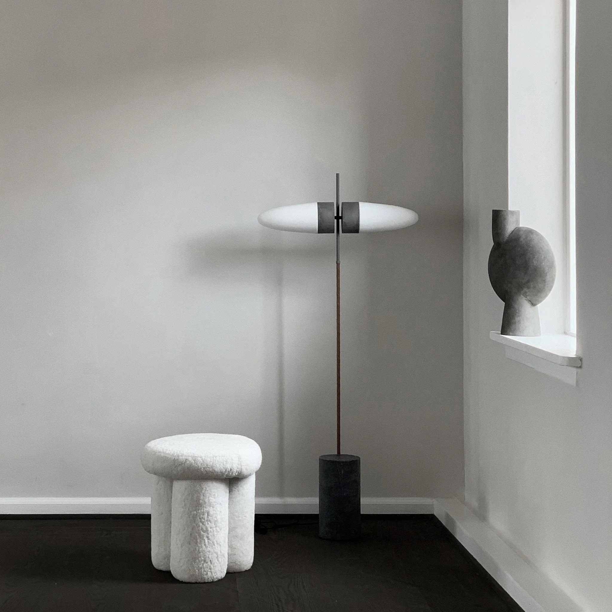 Big Foot Stool - Sheep Skin - Image 3