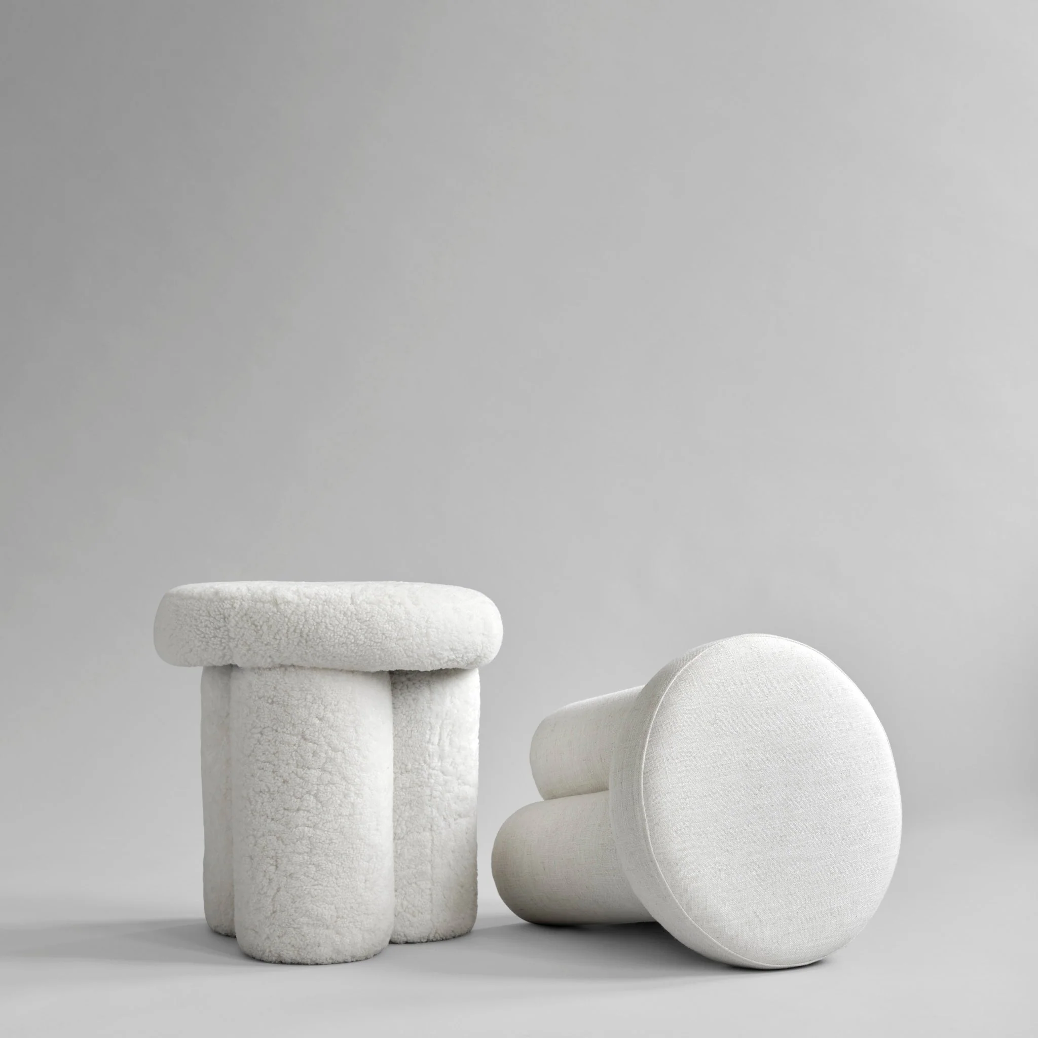 Big Foot Stool - Sheep Skin - Image 8