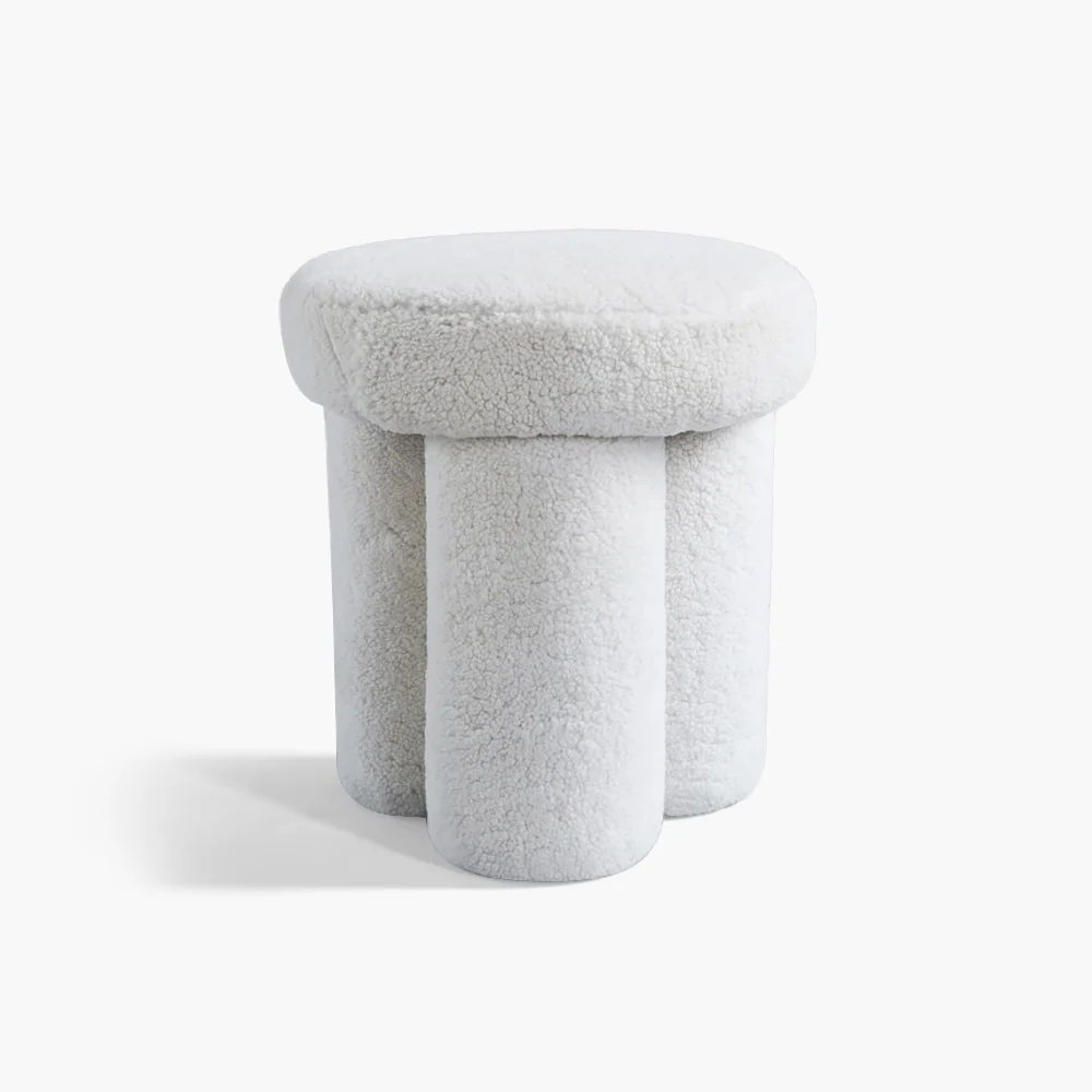 Big Foot Stool - Sheep Skin - Image 9