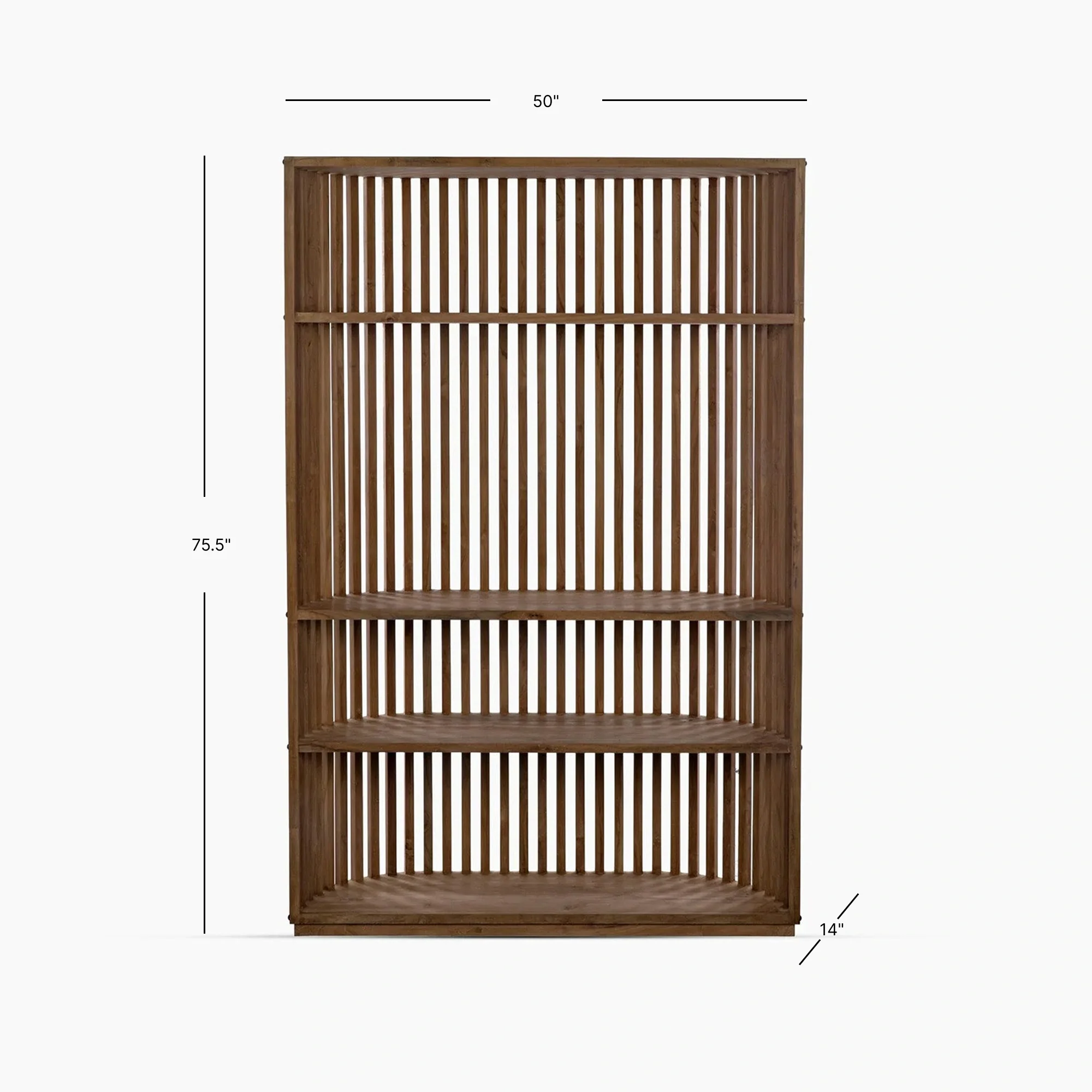 Blake Bookcase, Teak - Image 7