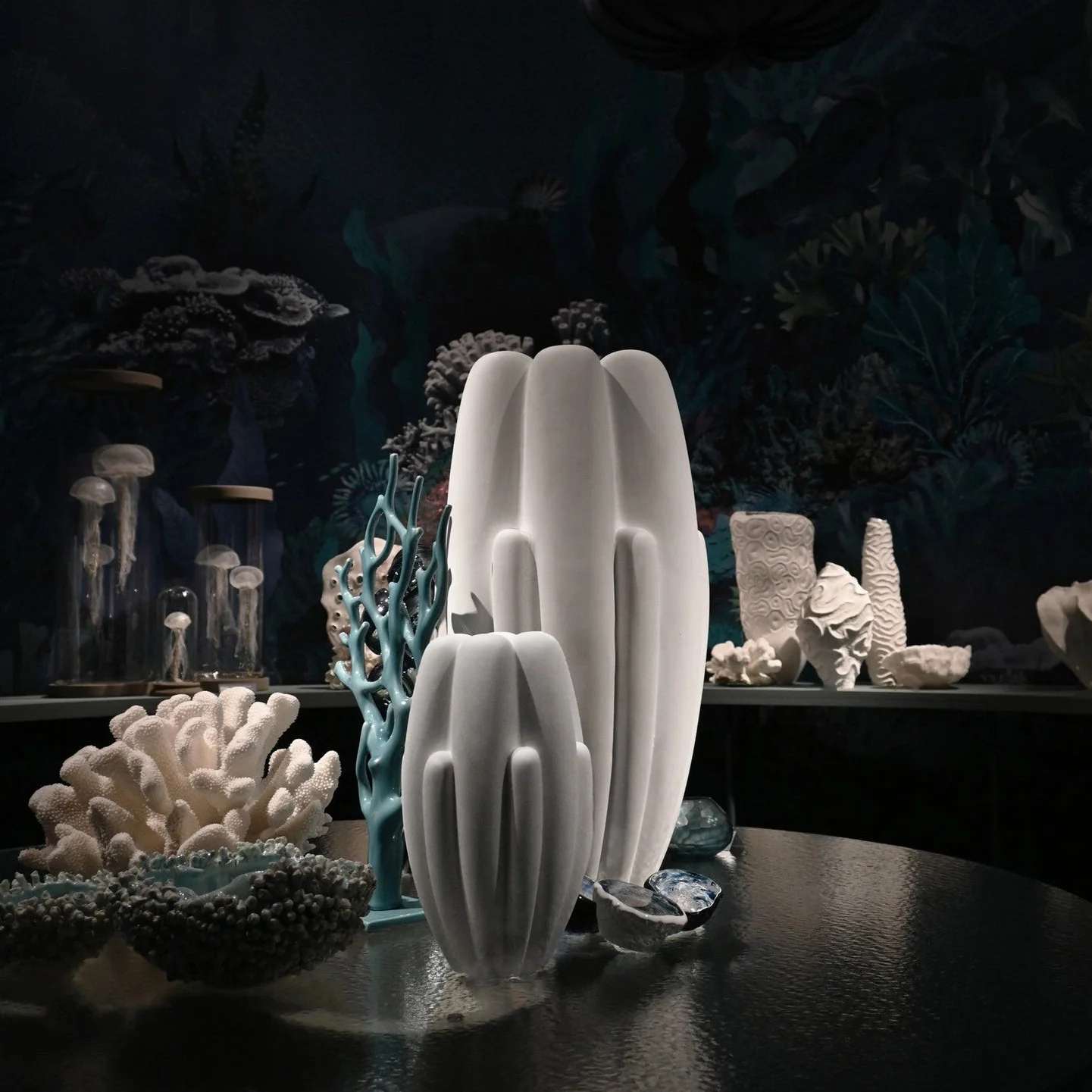 Bloom Slim Vase, Big - Bone White - Image 5