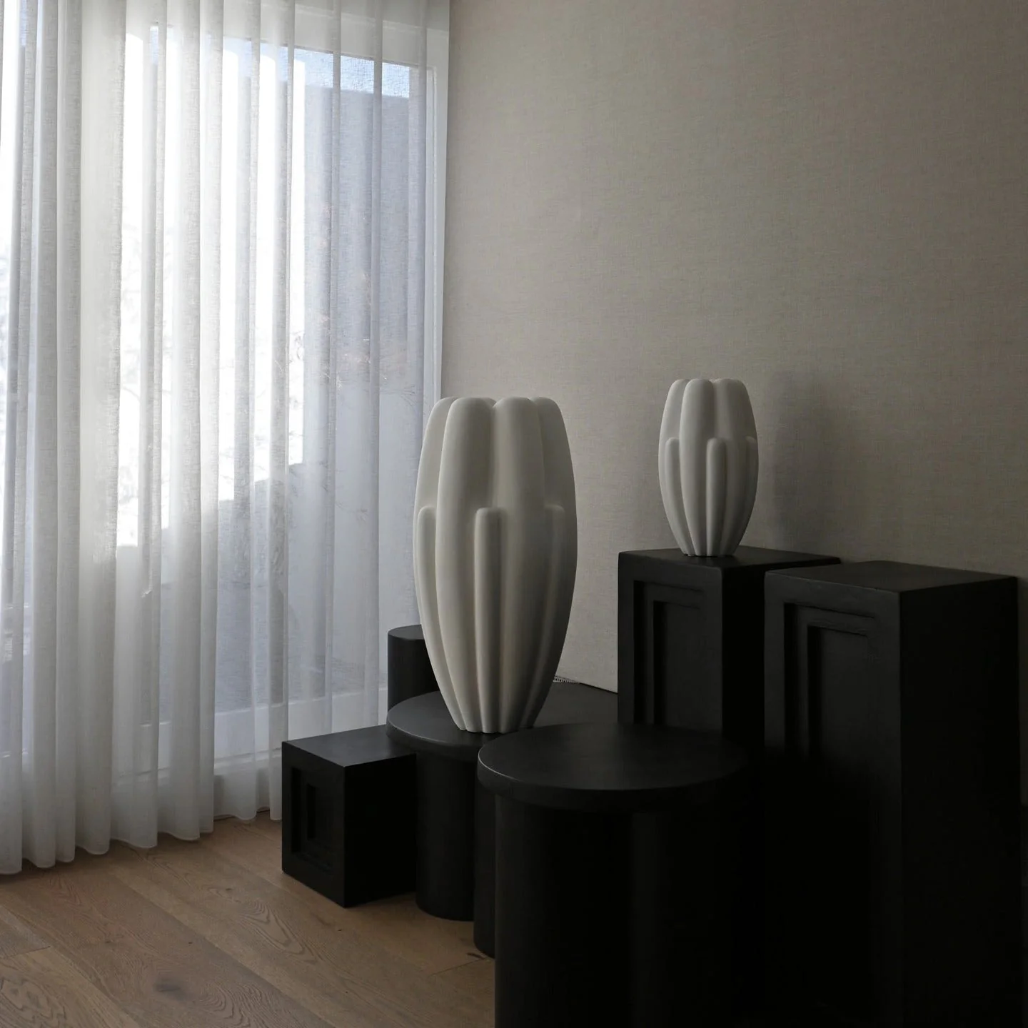 Bloom Slim Vase, Big - Bone White - Image 6