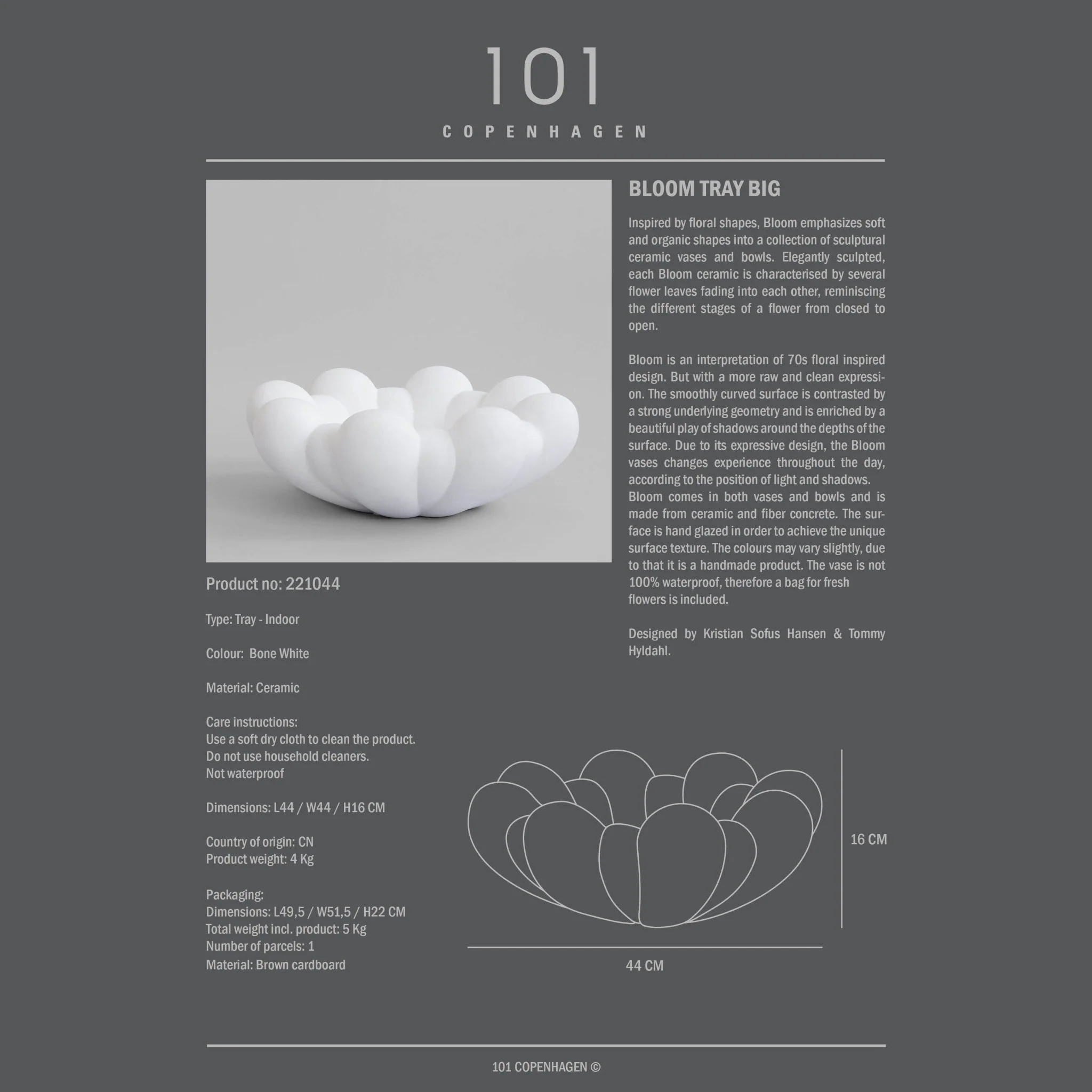 Bloom Tray, Big - Bone White - Image 9