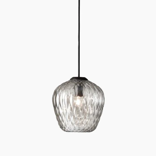 Blown Pendant - Opal White | Silver Lustre - Image 3