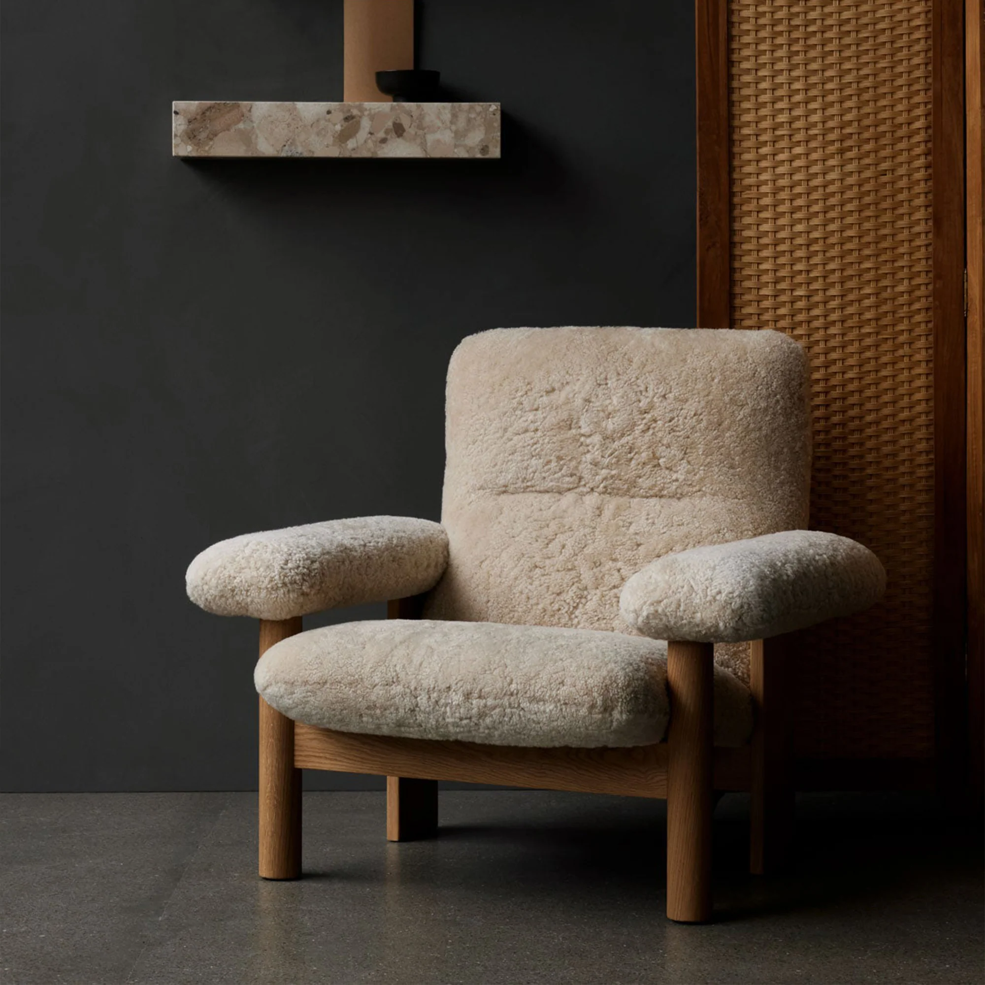 Brasilia Lounge Chair - Sheepskin - Image 3