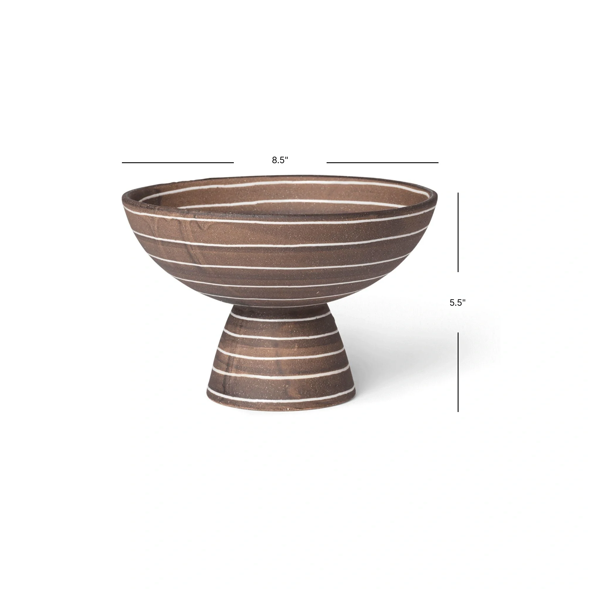 Brura Bowl - Coffee/White - Image 4