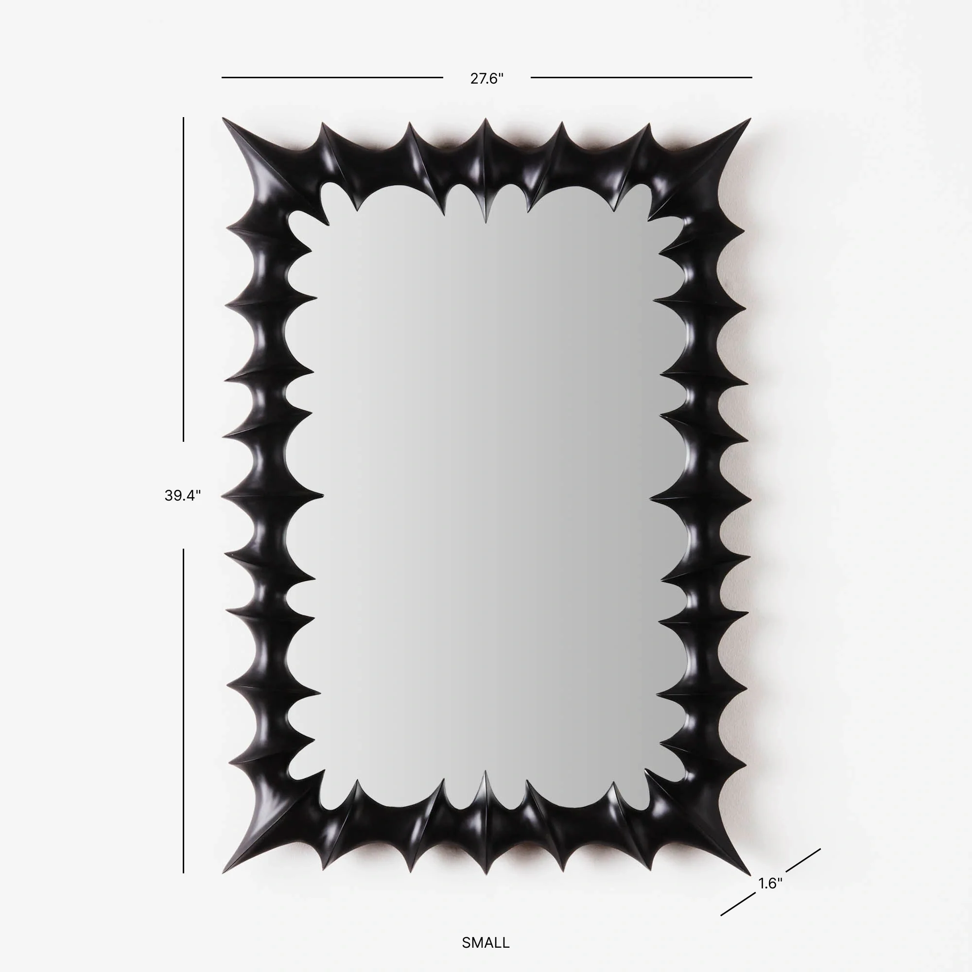 Brutalist Mirror - Black - Image 10