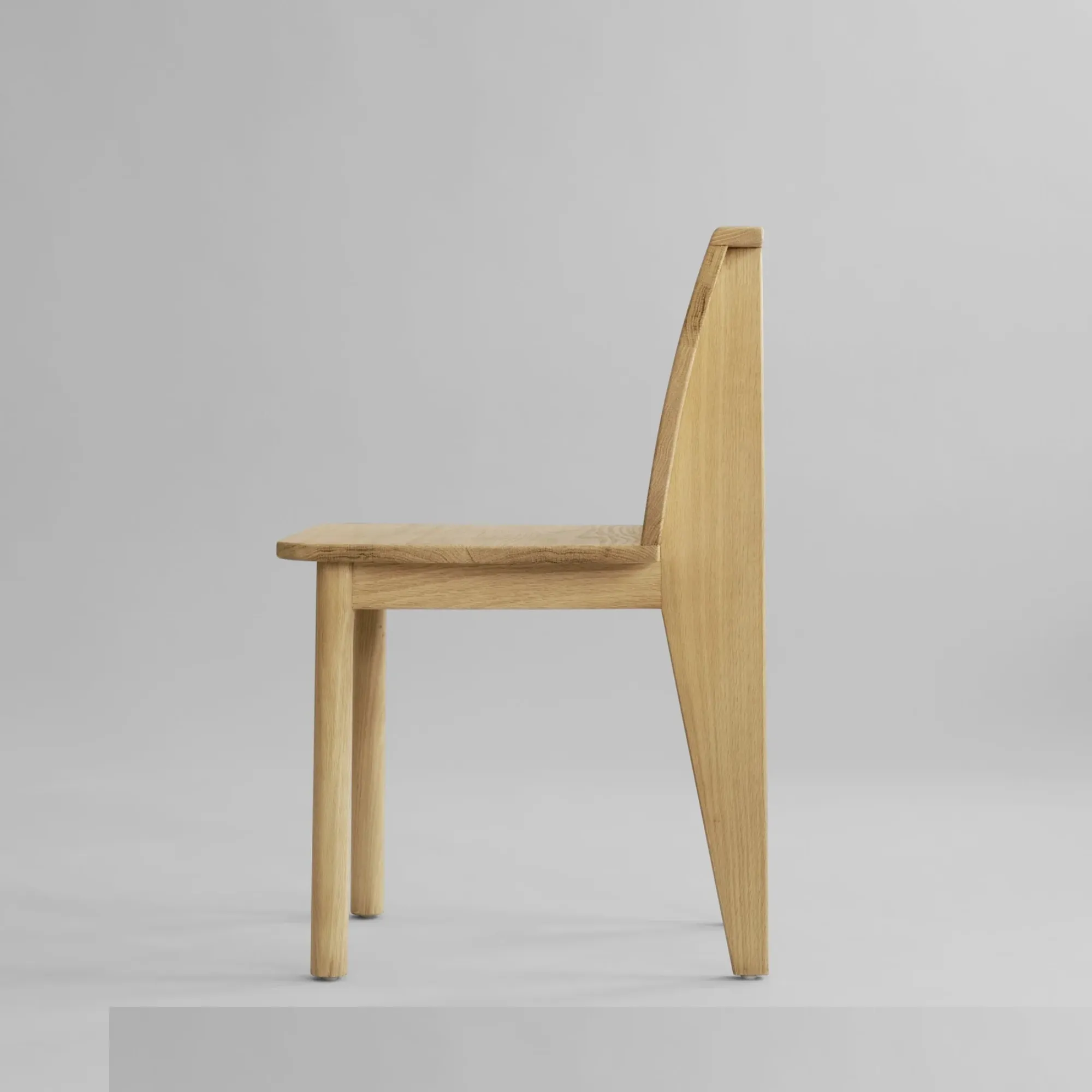 Brutus Slim Dining Chair - Natural Oak - Image 4