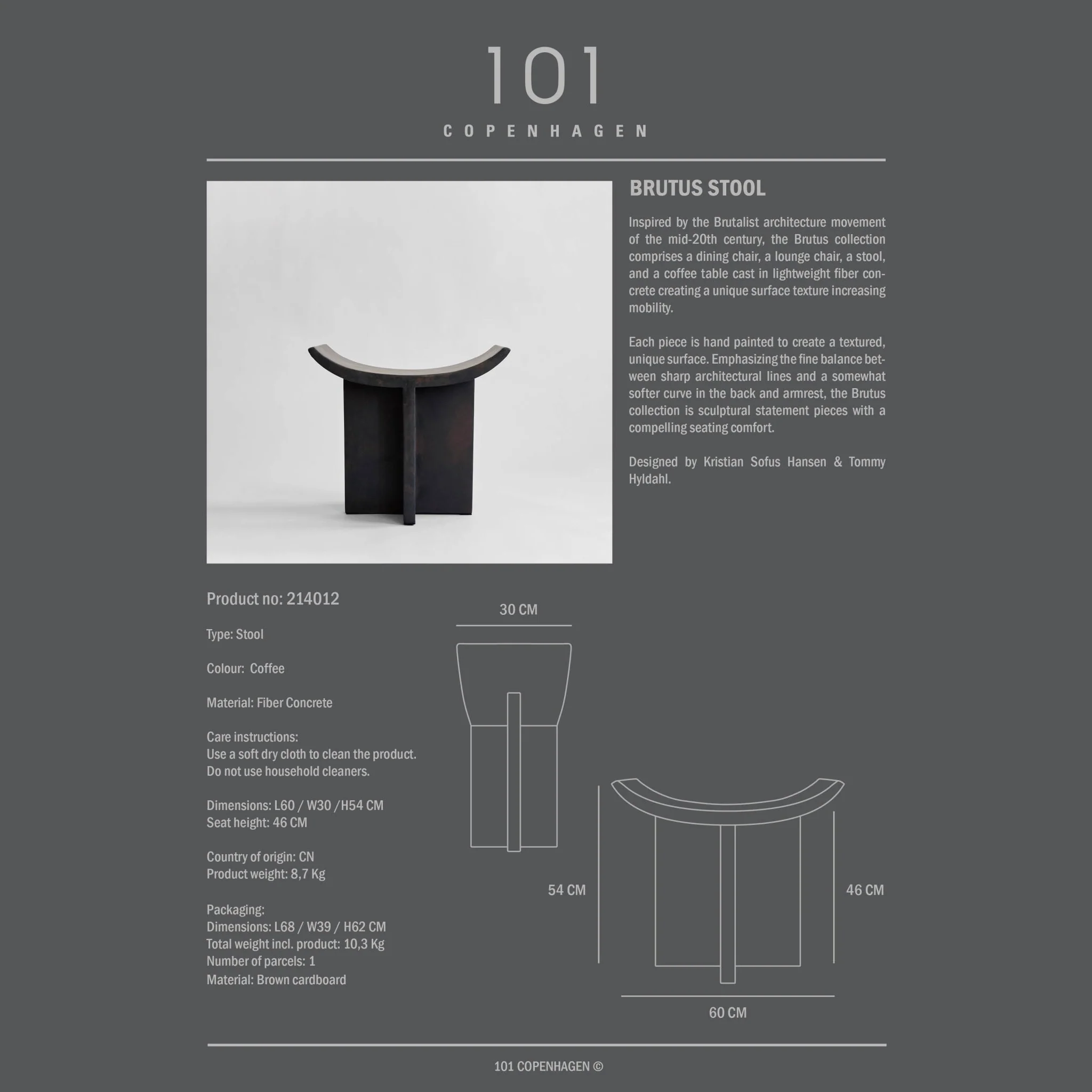 Brutus Stool - Coffee - Image 8
