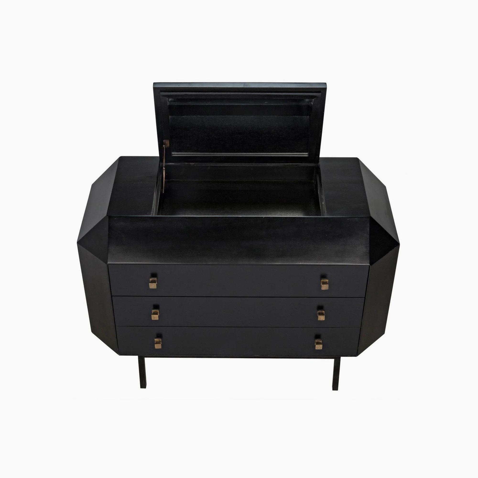 Brynlee Dresser, Hand Rubbed Black - Image 4