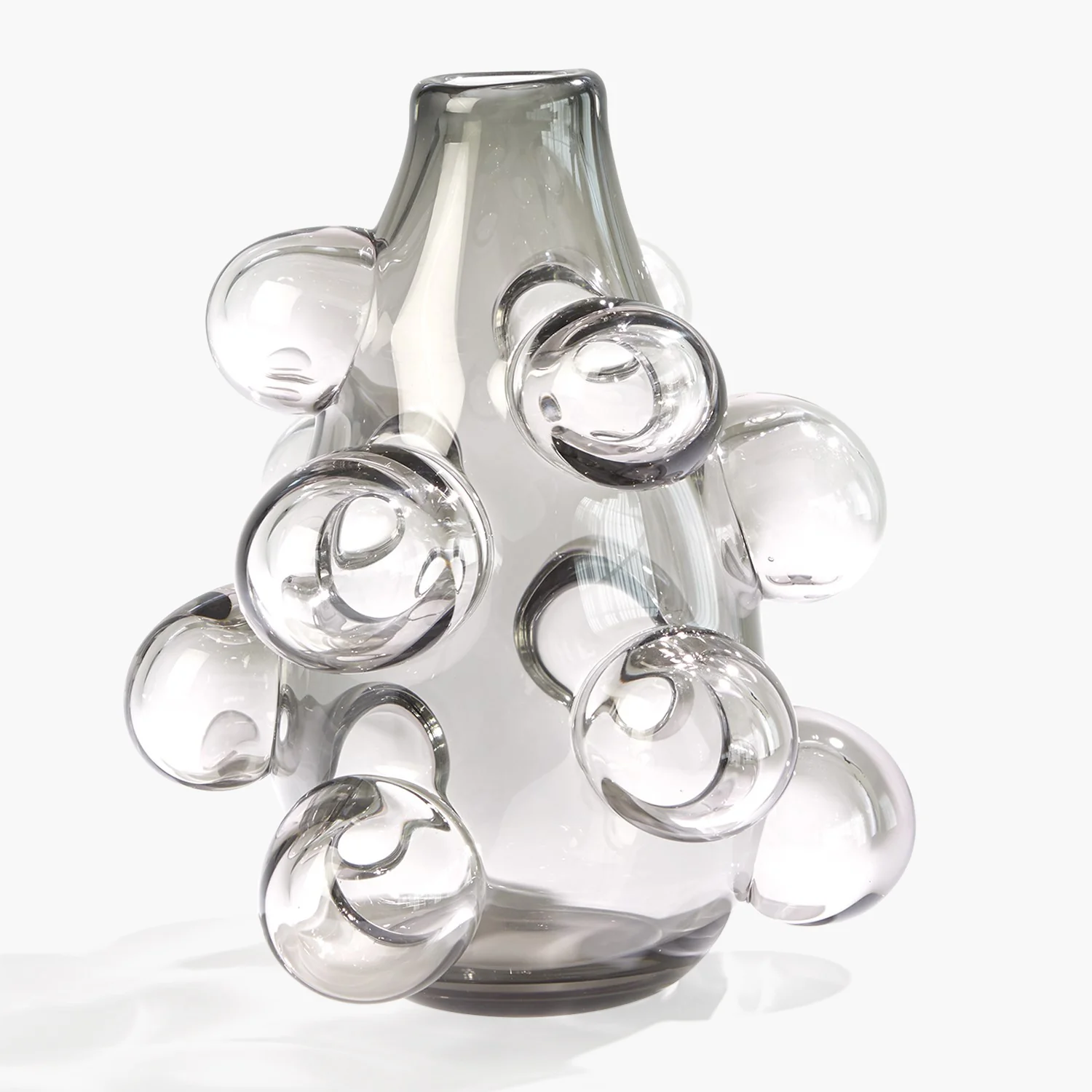 Bubbled Vase-Smoke Grey - Image 5