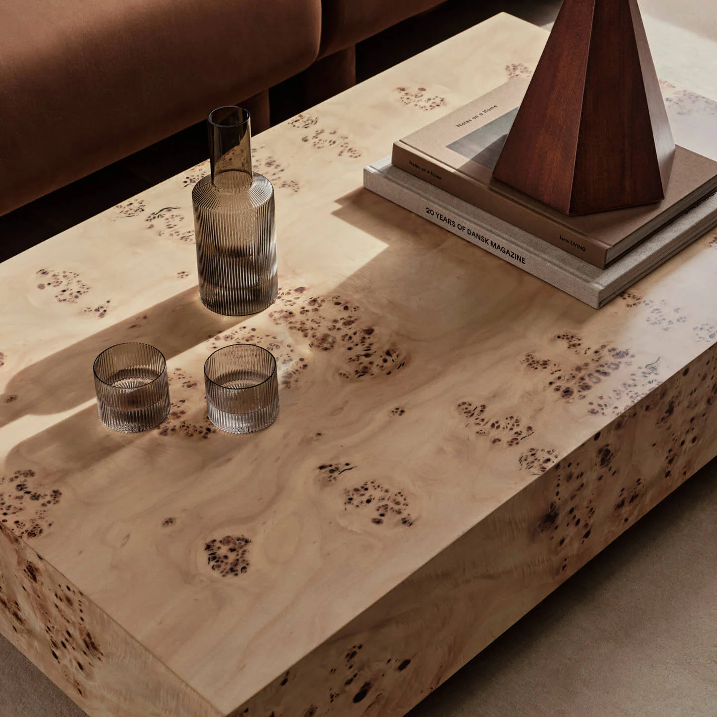 Burl Coffee Table - Natural - Image 3