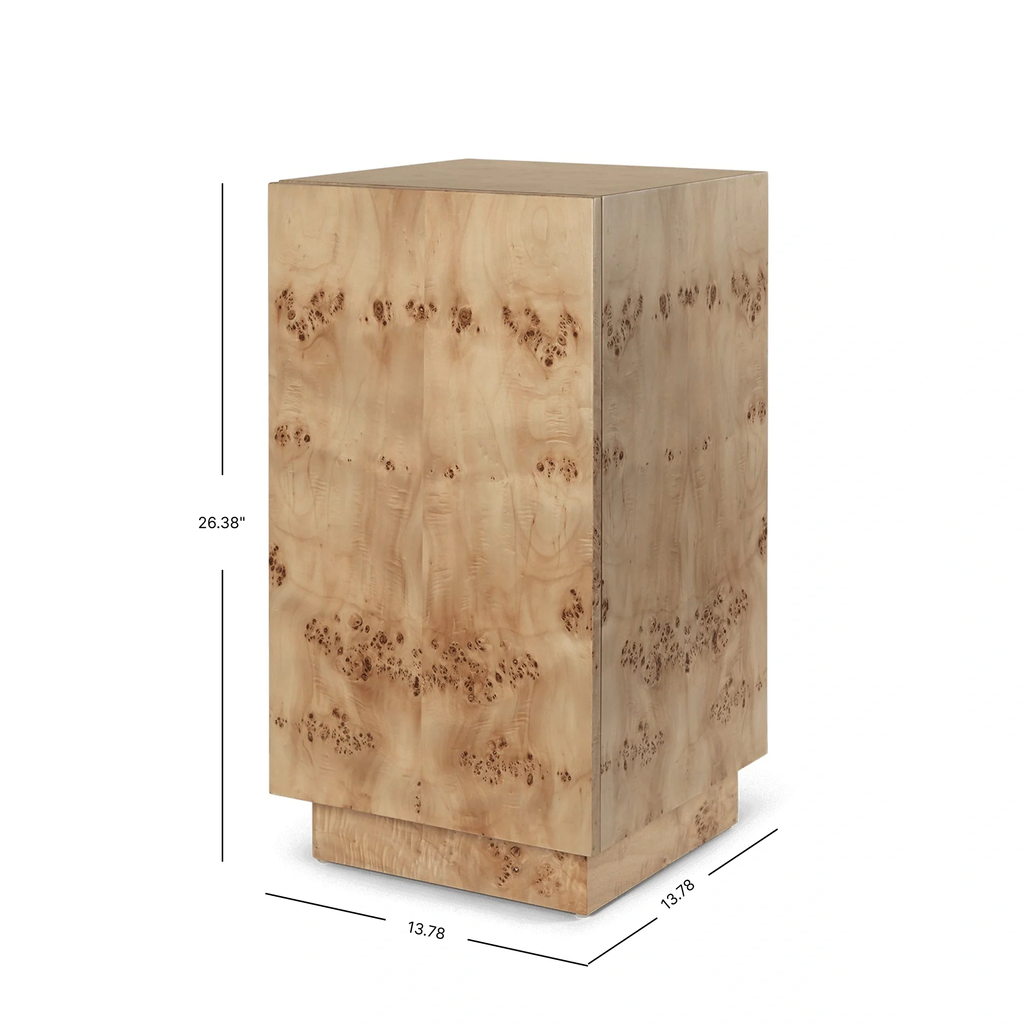 Burl Side Table - Natural - Image 5