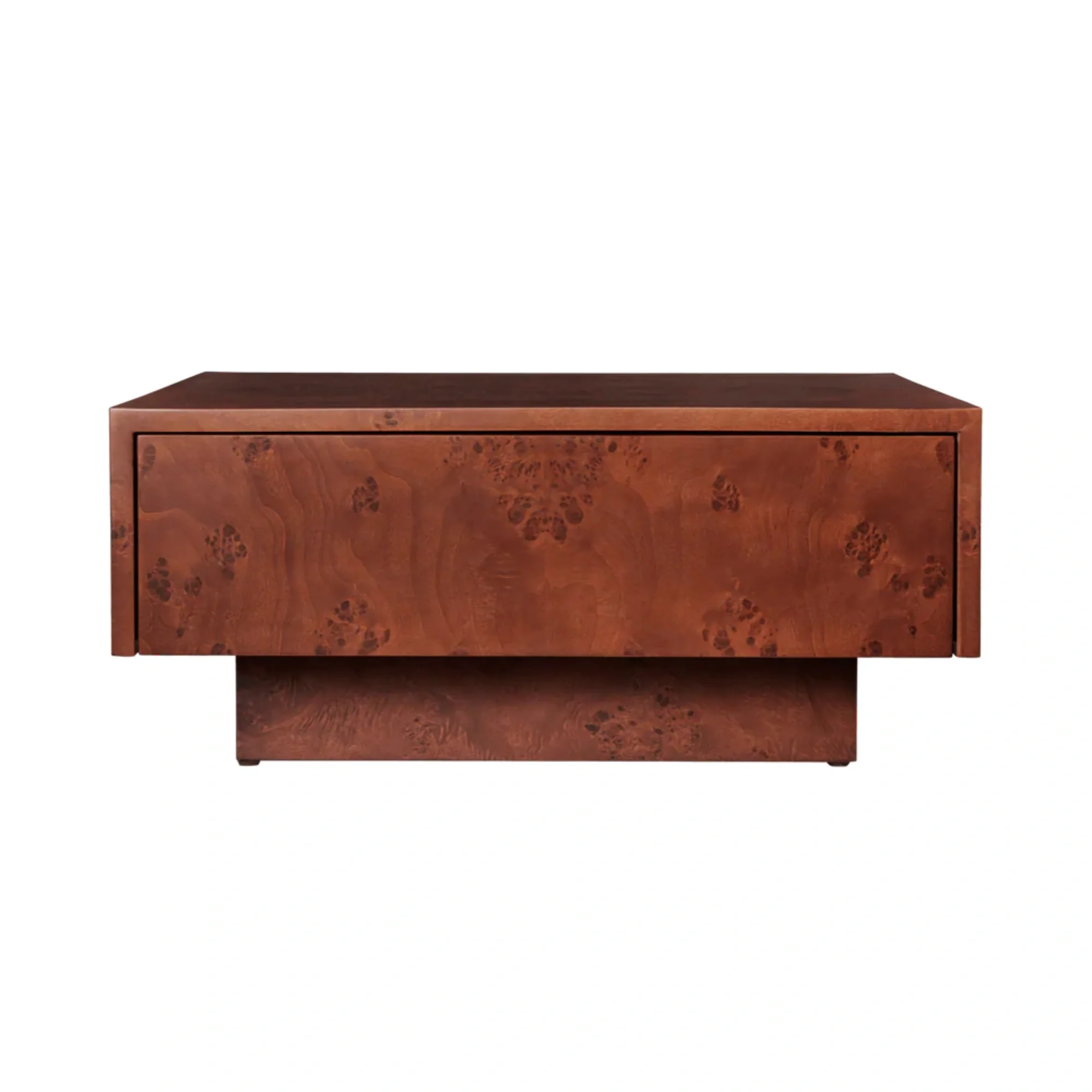 Burl Storage Coffee Table - Image 4