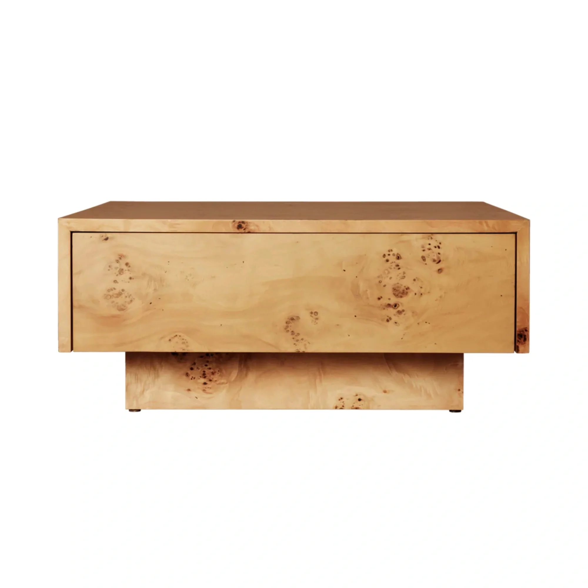 Burl Storage Coffee Table - Image 7